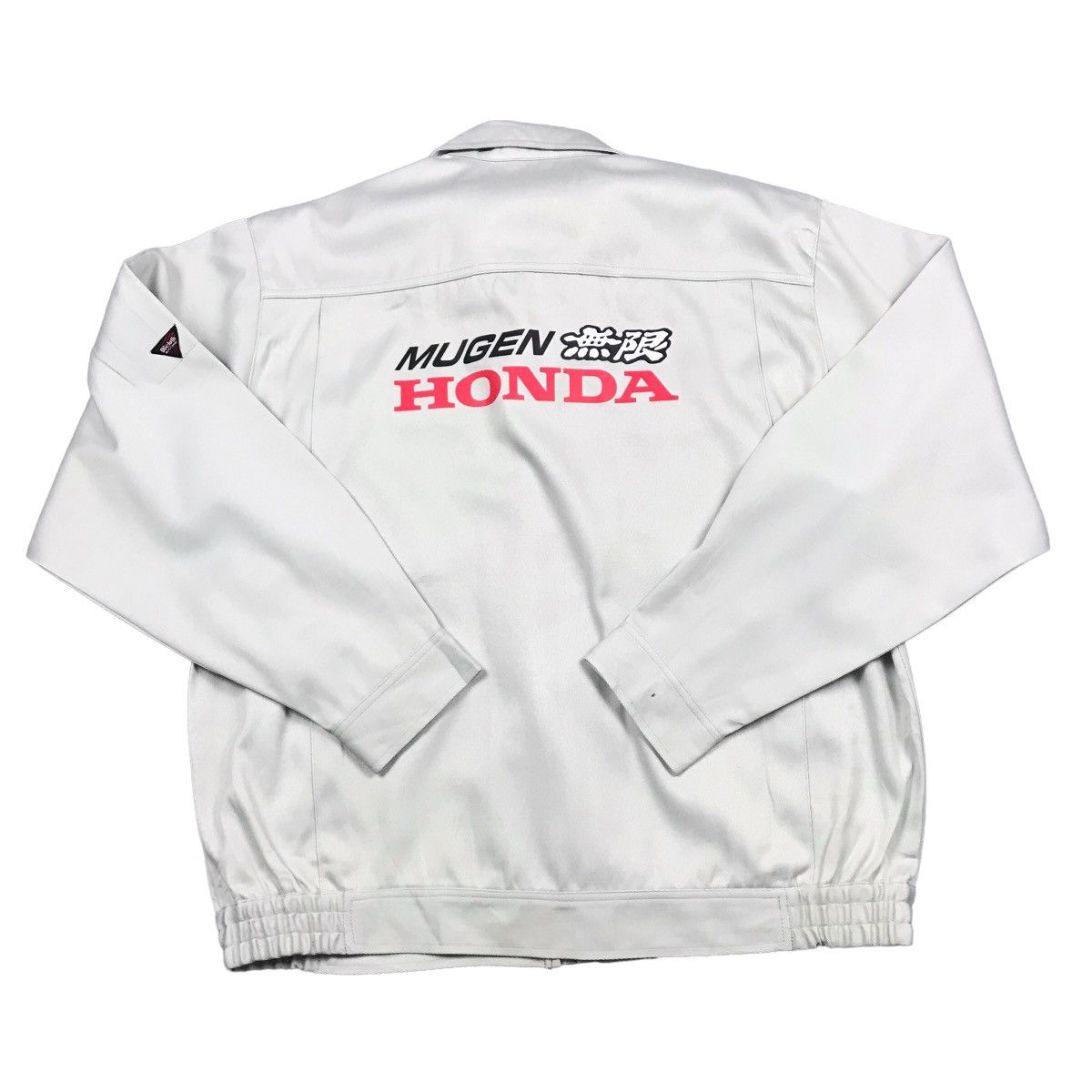 image of Vintage Honda Mugen Racing Japanese Uniform Jacket in Grey, Men's (Size Medium)