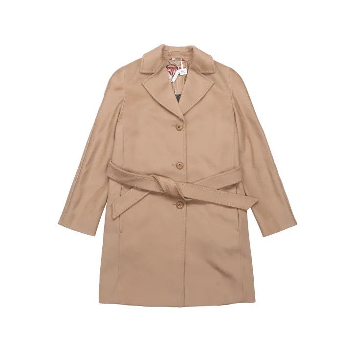Max Mara Max Mara Casual Chic Khaki Overcoat 0079 Size S / US 4 / IT 40 - 1 Thumbnail