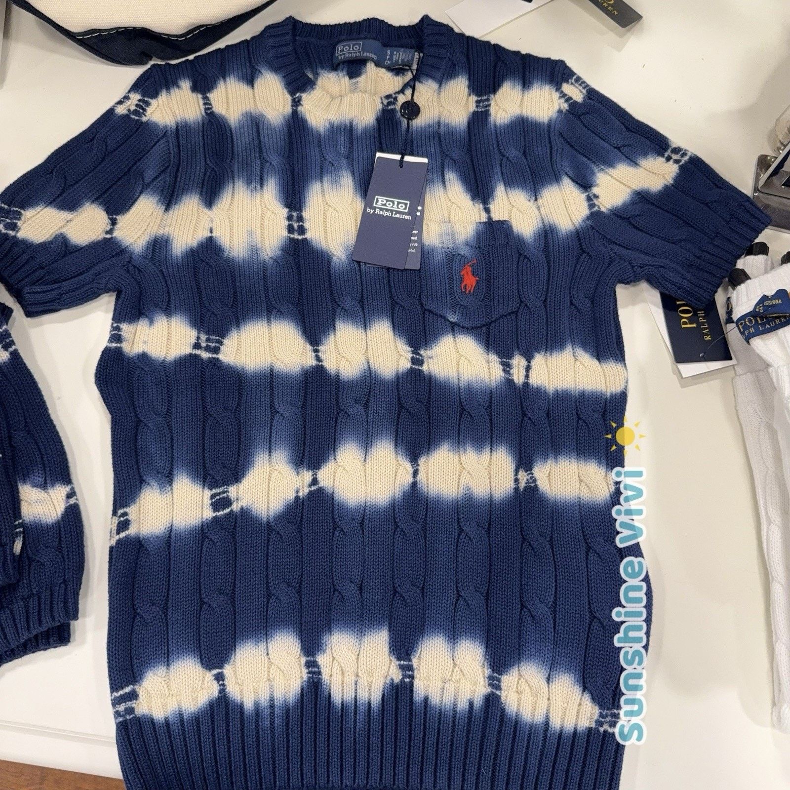 Polo Ralph Lauren NWT Polo Ralph Lauren Woman Cotton Sweater Short sleeve L Size L / US 10 / IT 46 - 1 Thumbnail