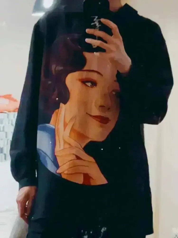 Yohji Yamamoto Yohji Yamamoto 18SS Actress Print Shirt-2507 Size US L / EU 52-54 / 3 - 8 Thumbnail