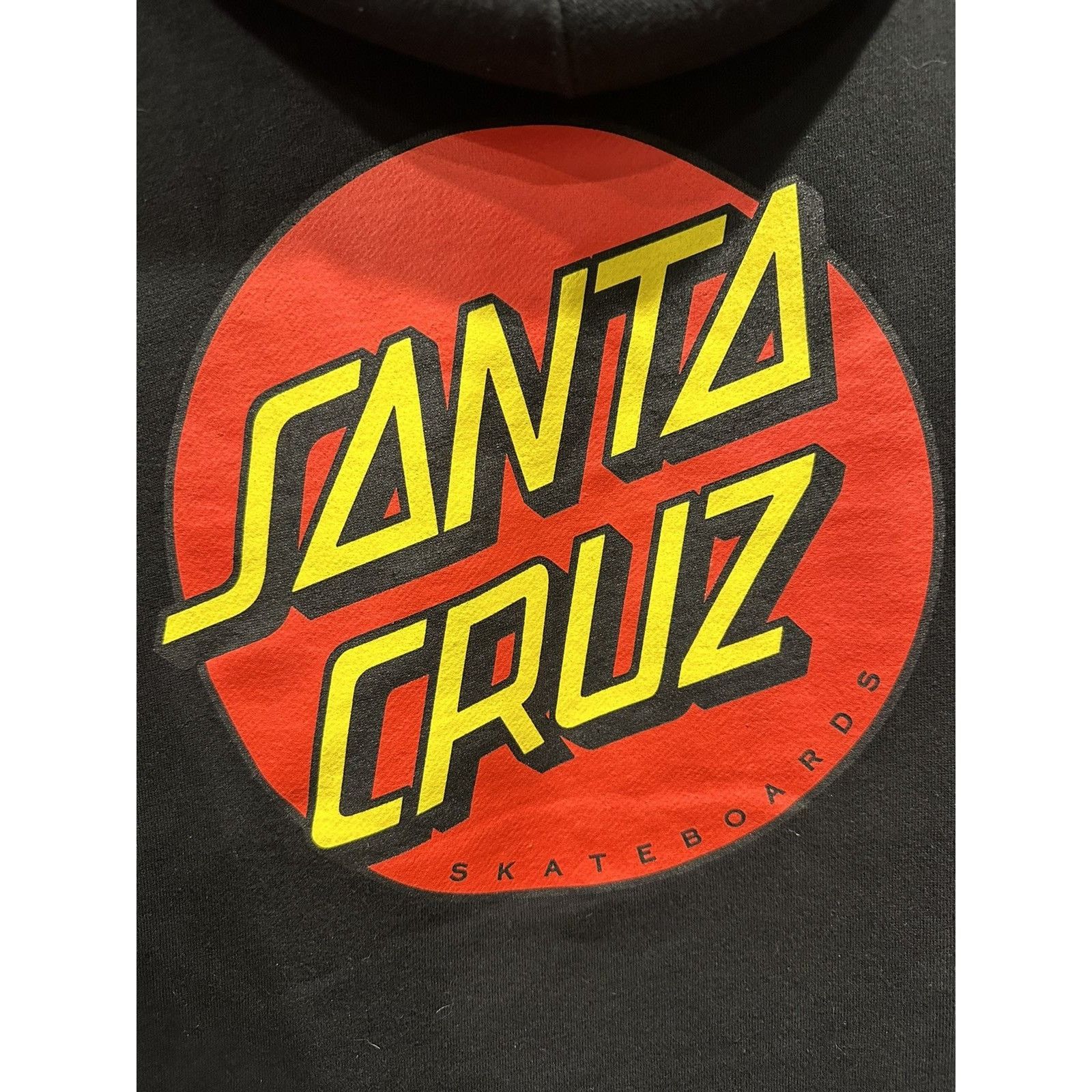 Santa Cruz Skateboards Classic Dot Pullover Hoodie Santa Cruz XL Black Size US XL / EU 56 / 4 - 6 Thumbnail