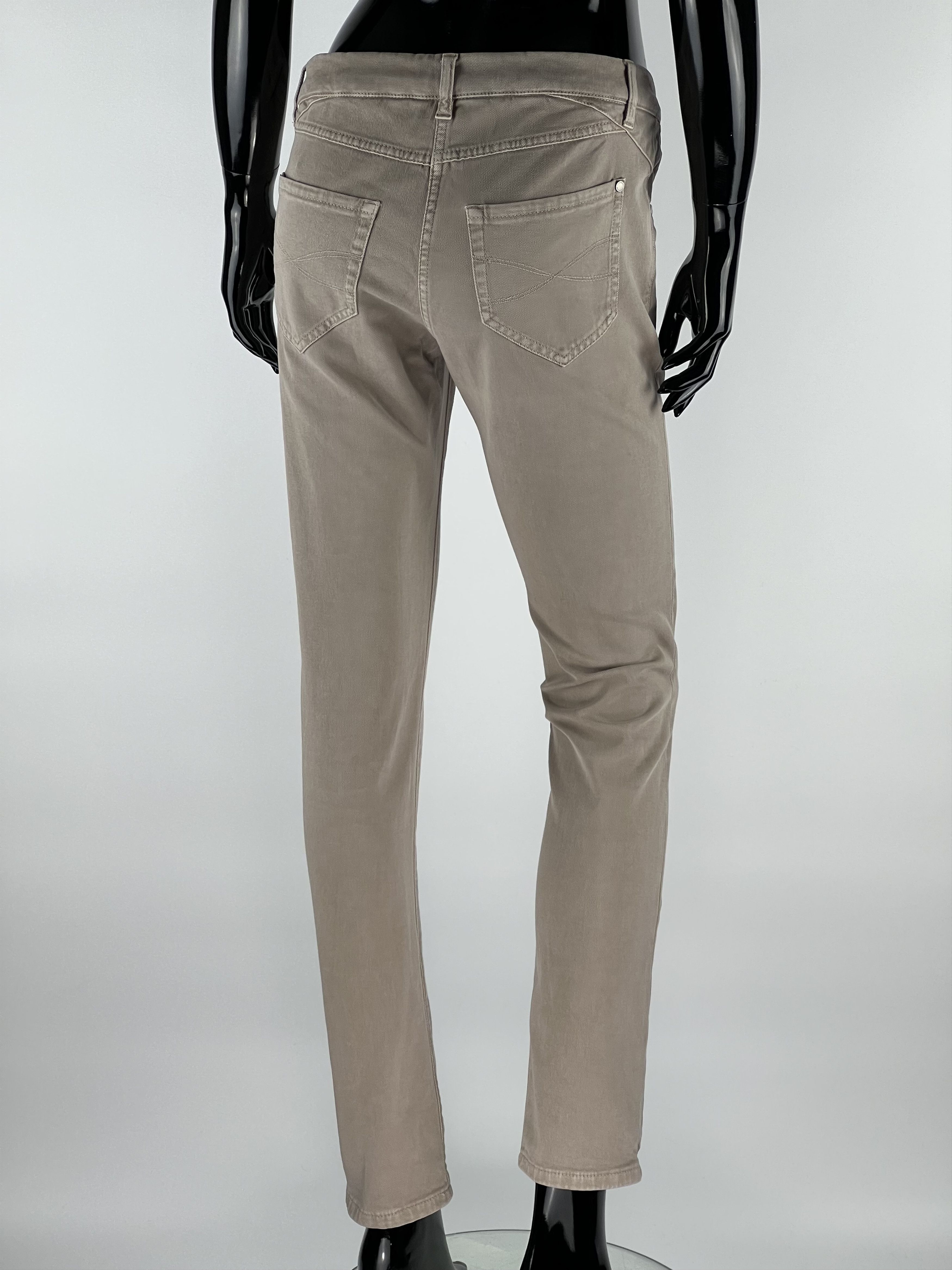 Brunello Cucinelli Brunello Cucinelli Beige Jeans Womens Size IT42 Size 28" / US 6 / IT 42 - 3 Thumbnail