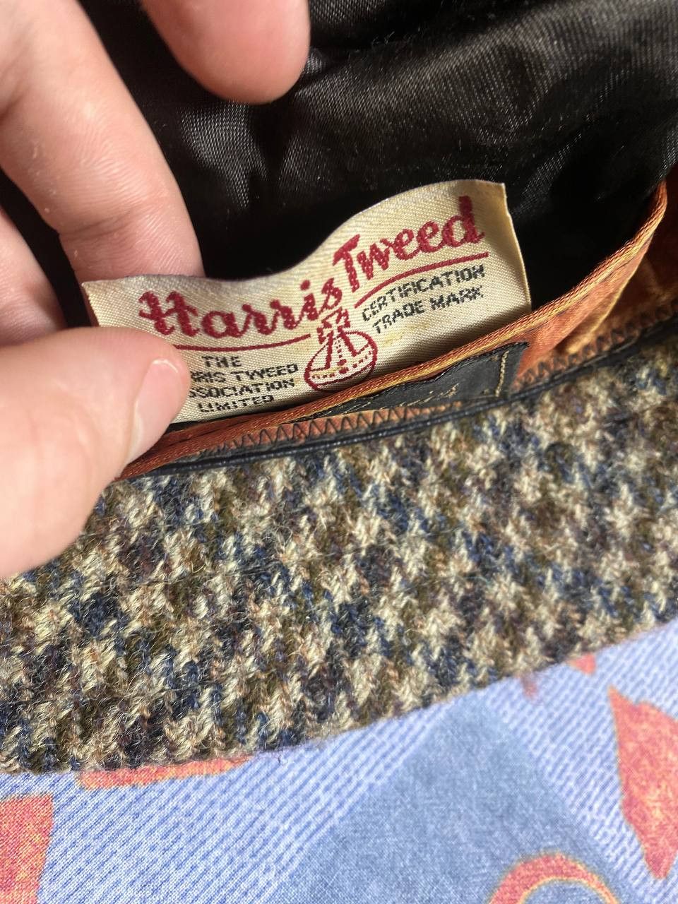Harris Tweed × Vintage Harris Tweed cap hat Size ONE SIZE - 12 Thumbnail