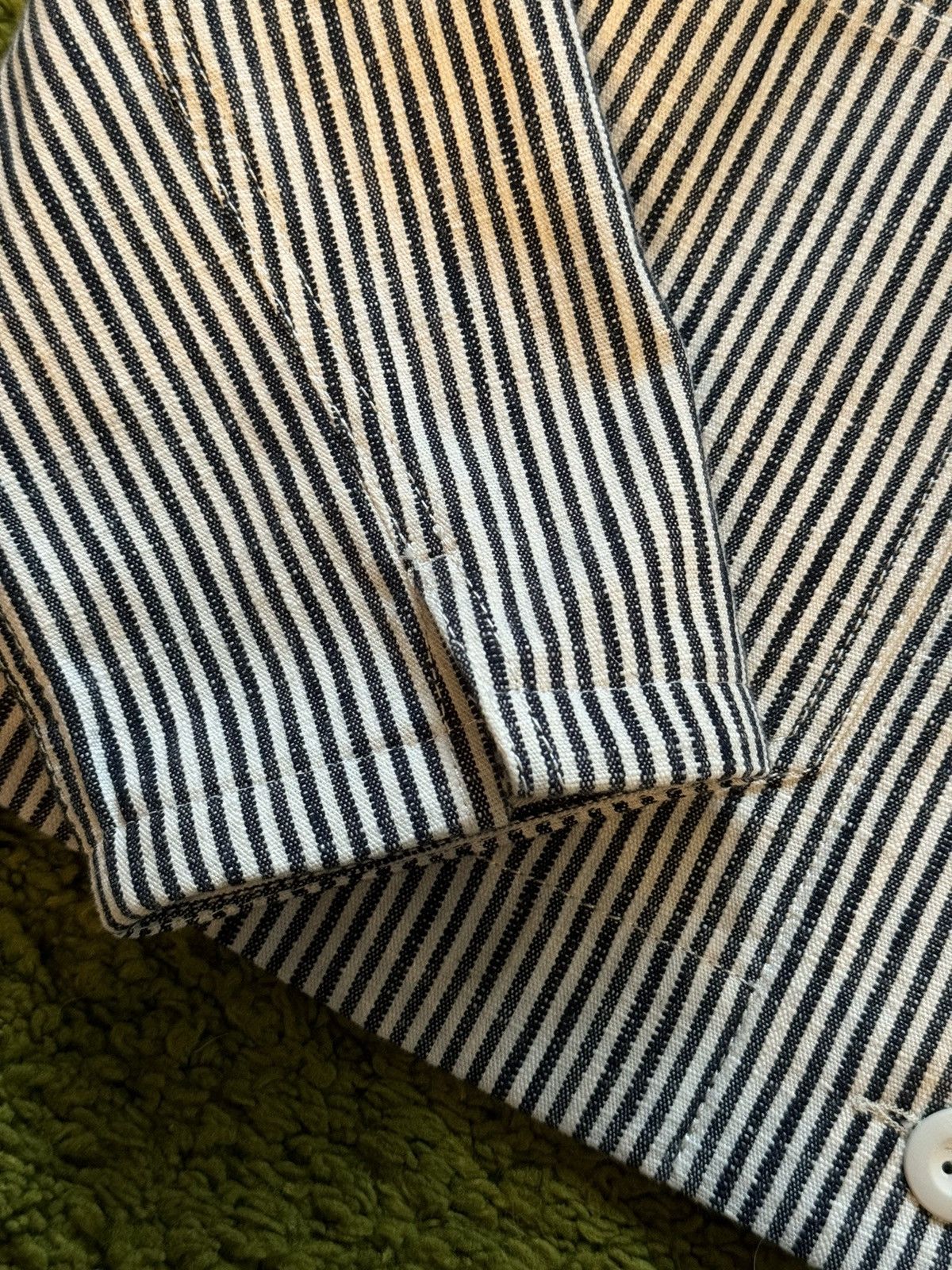 Designer × Max Mara × Weekend Max Mara Max Mara Weekend S/S 2022 striped overshirt jacket Size M / US 6-8 / IT 42-44 - 6 Thumbnail