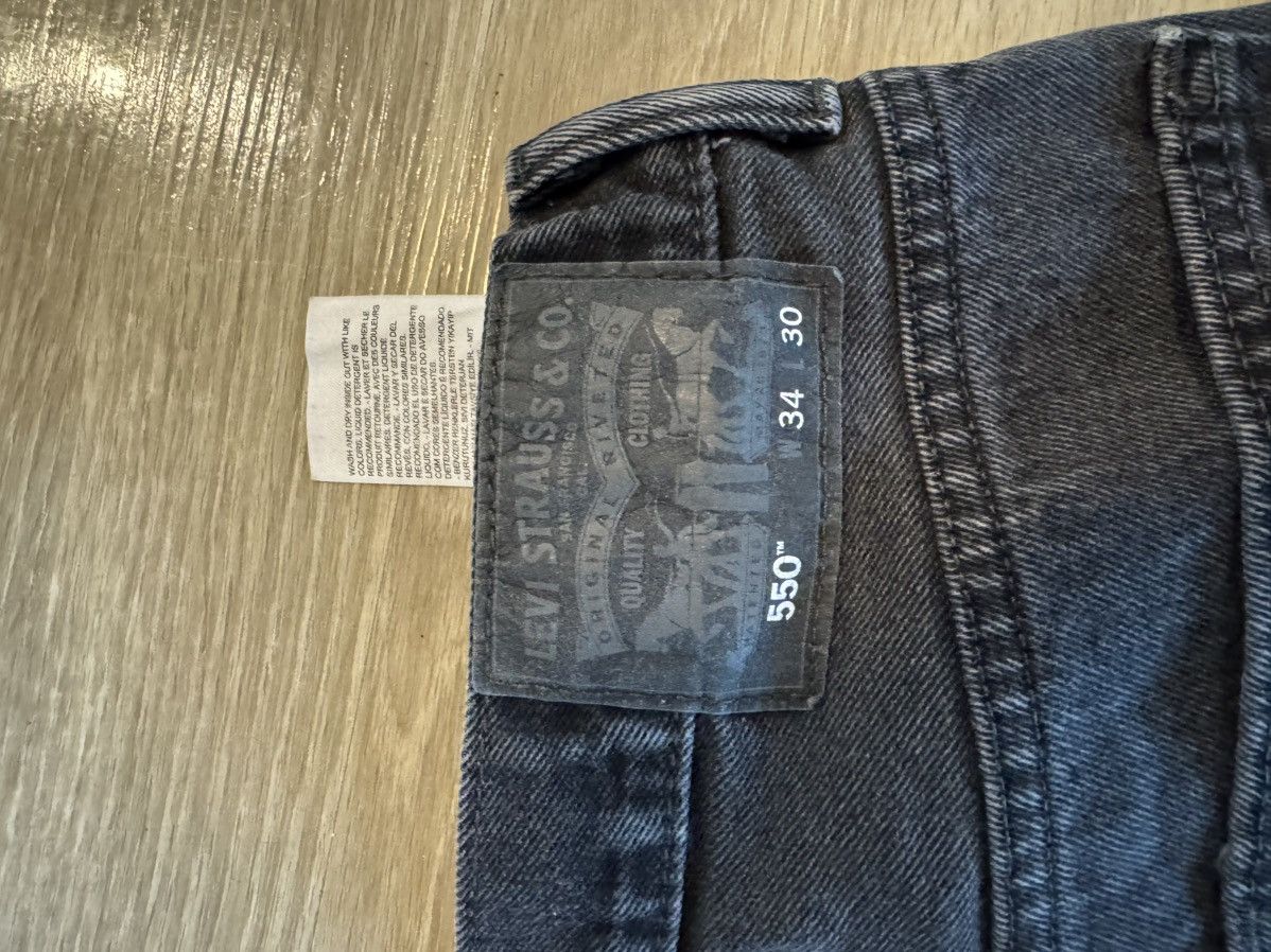 Levi's × Vintage Vintage Levis 550 Black Size US 34 / EU 50 - 3 Thumbnail