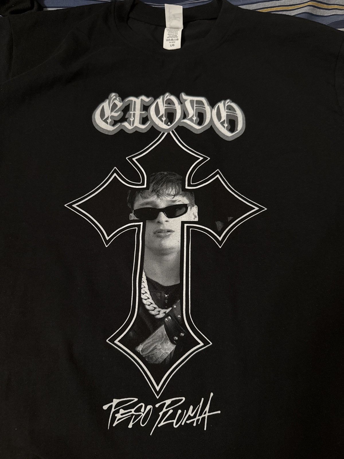 Band Tees × Vintage Peso Pluma Éxodo Tour Tee Size US L / EU 52-54 / 3 - 1 Thumbnail