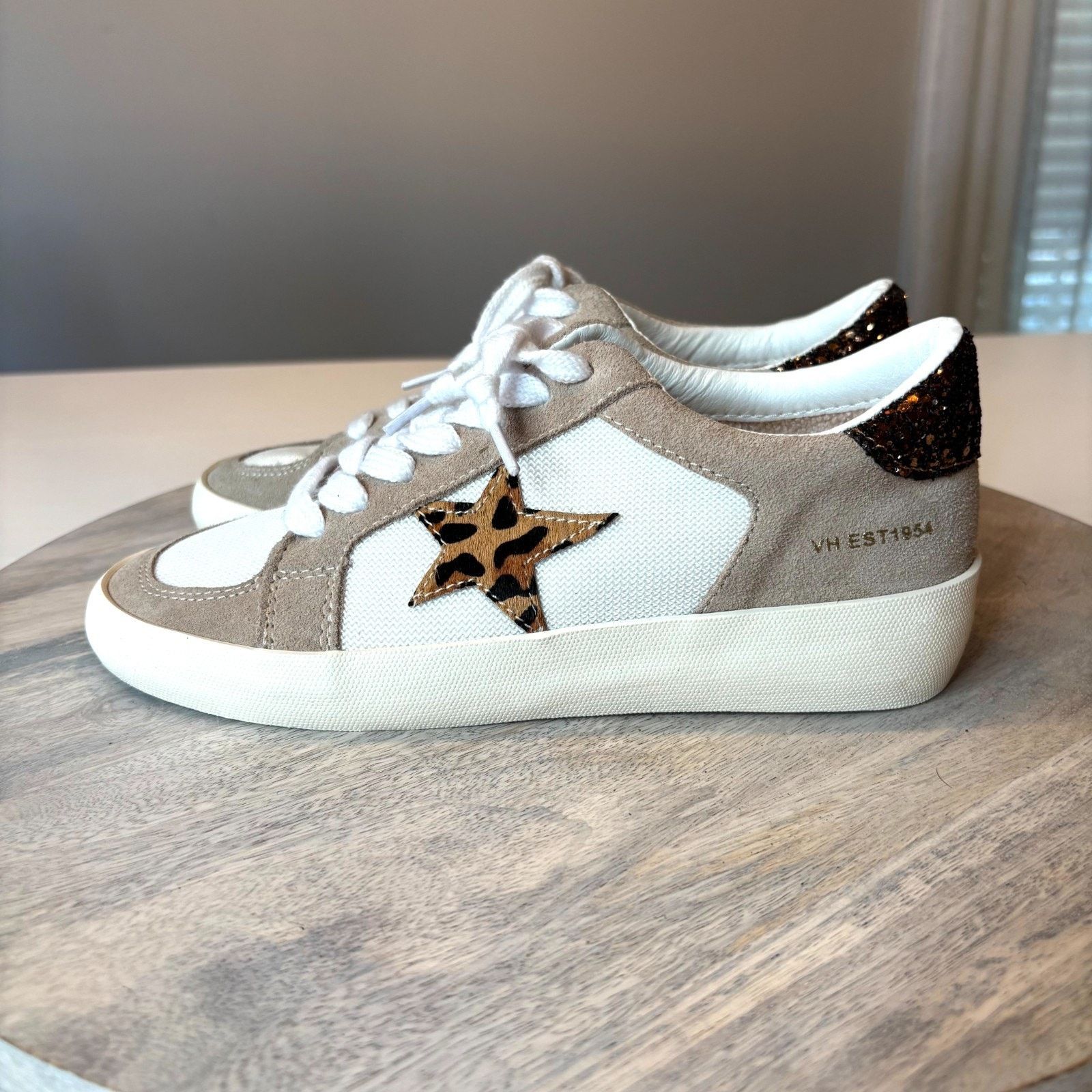 Vintage Havana Vintage Havana Leopard Sneakers Women's US 6 Beige Size US 6 / IT 36 - 2 Thumbnail