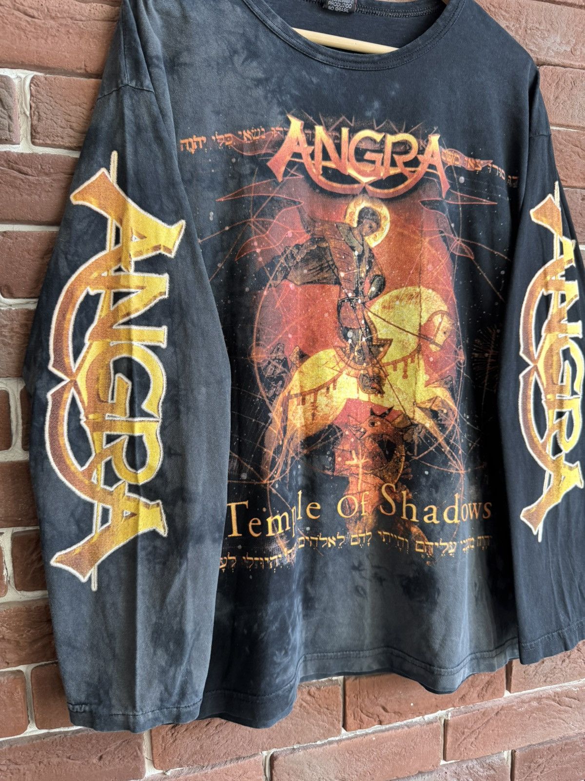 Band Tees Vintage 00s Angra temple of shadows power Metal Band Tshirt Size US M / EU 48-50 / 2 - 3 Thumbnail