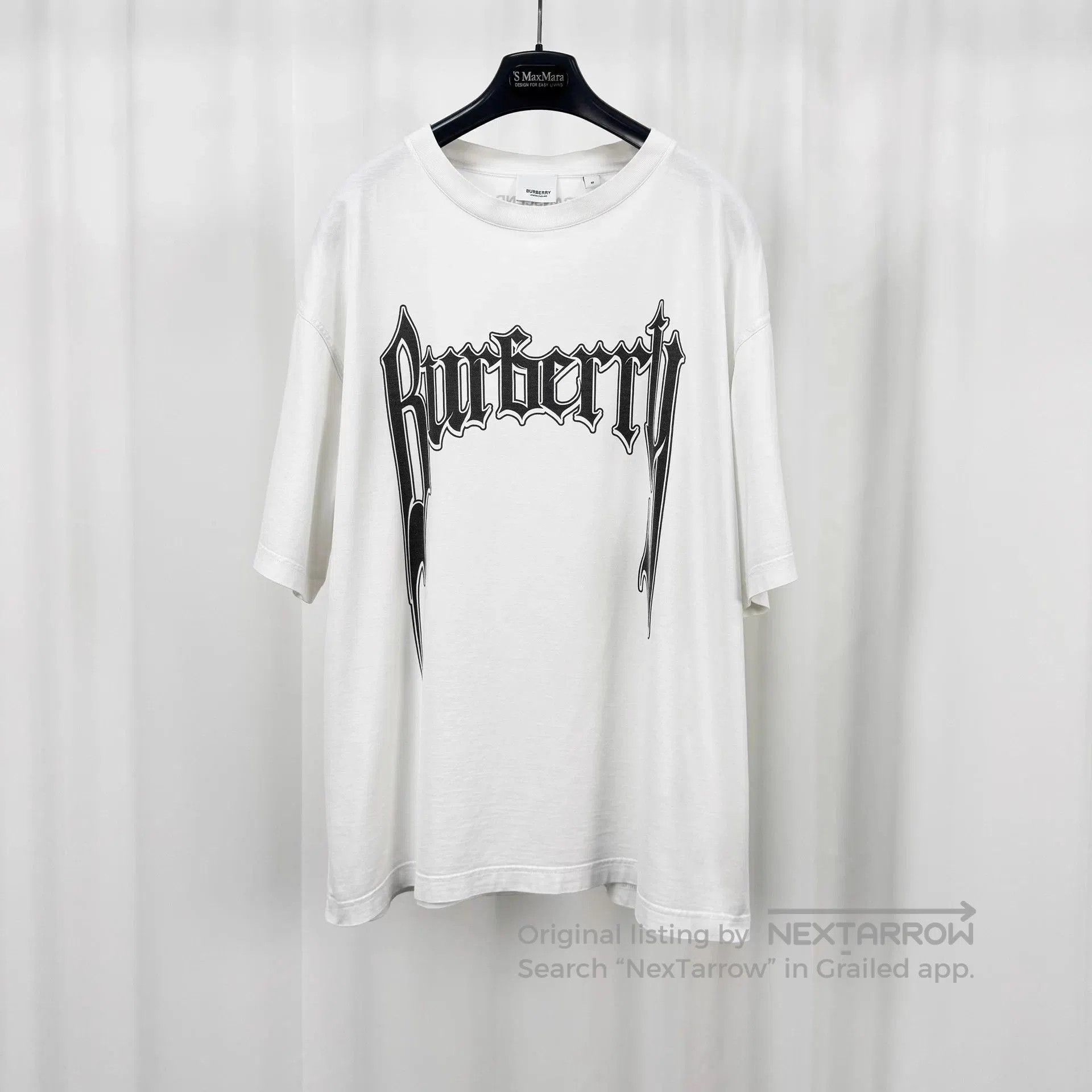 Burberry White Graphic Short Sleeve T-Shirt. Size US M / EU 48-50 / 2 - 1 Thumbnail