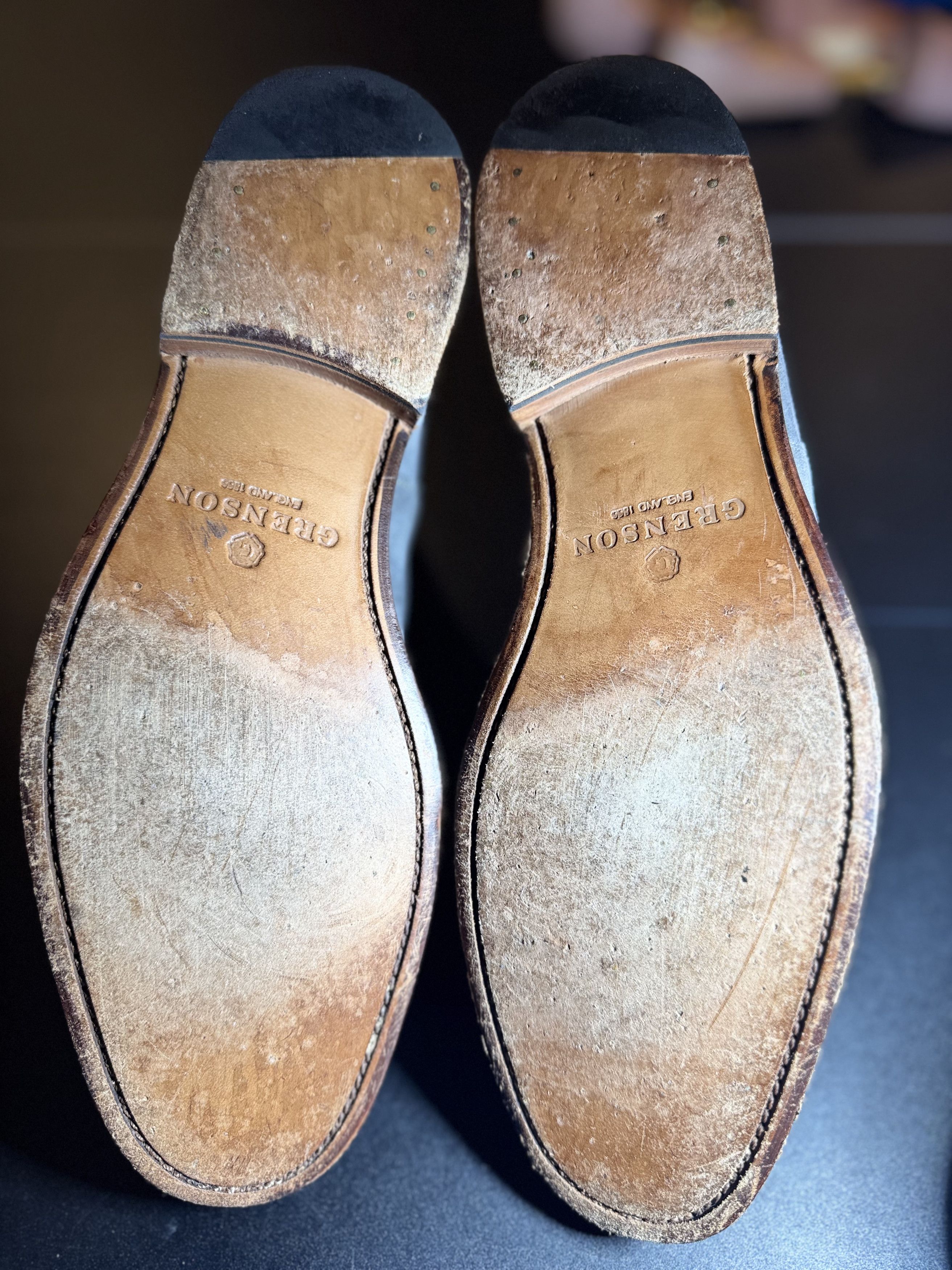 Grenson Grey Suede Chelsea Boots Size US 8.5 / EU 41-42 - 5 Thumbnail