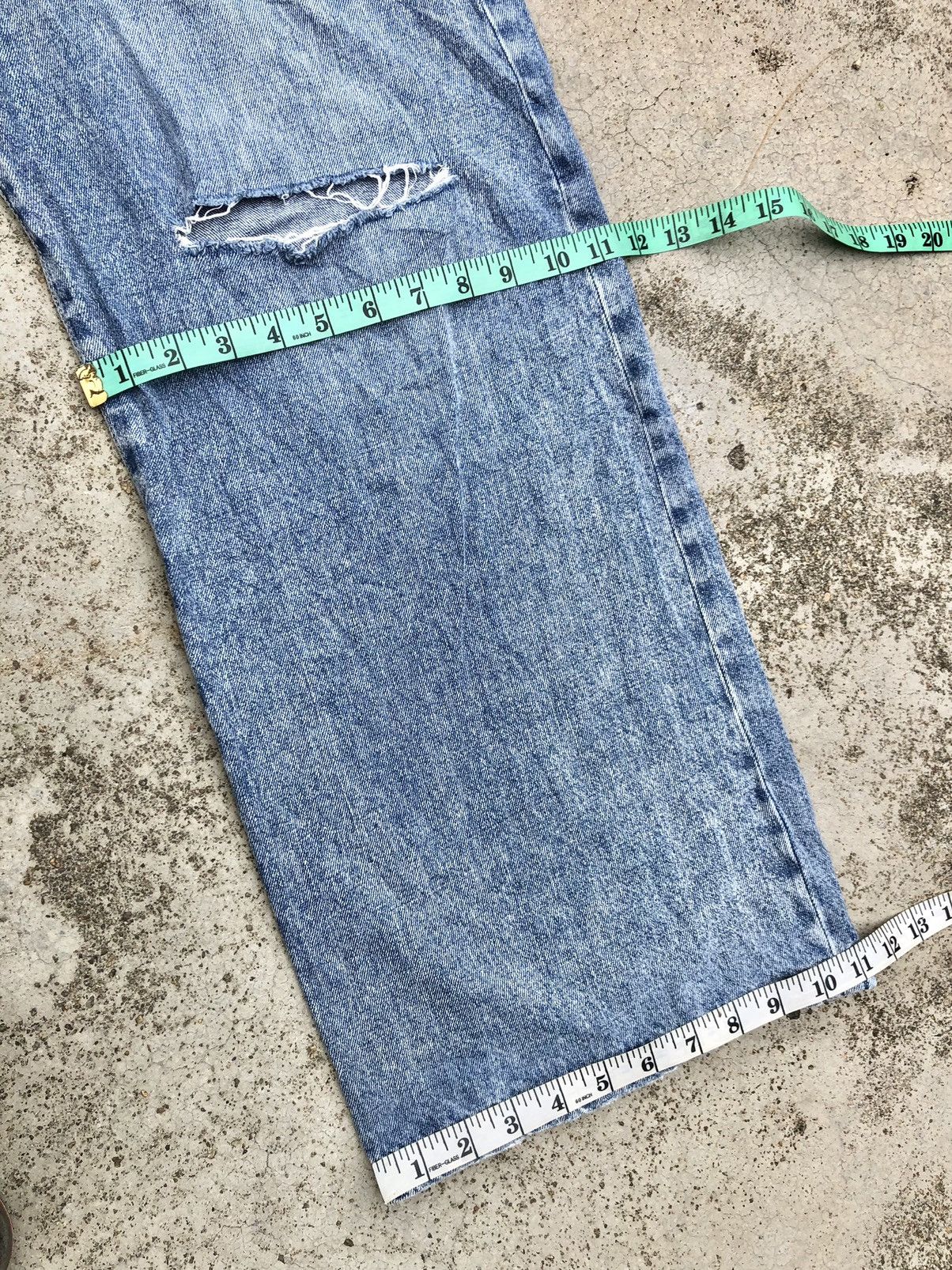 Other SUPER BAGGY⚡️⚡️LEPSIM DISTRESSED JEANS Size US 28 / EU 44 - 6 Thumbnail