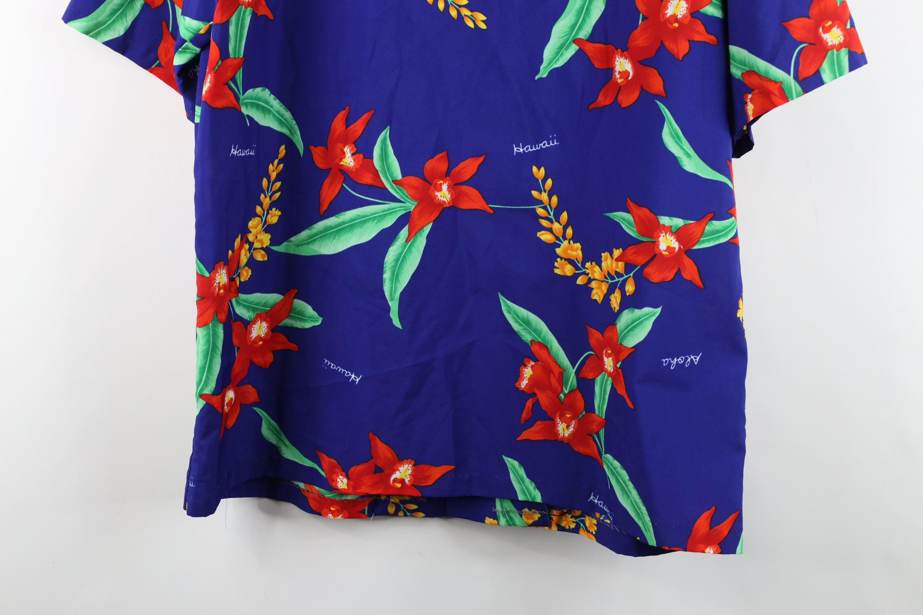 Vintage Vintage 60s Streetwear Flower Camp Collar Button Shirt USA Size US L / EU 52-54 / 3 - 12 Thumbnail
