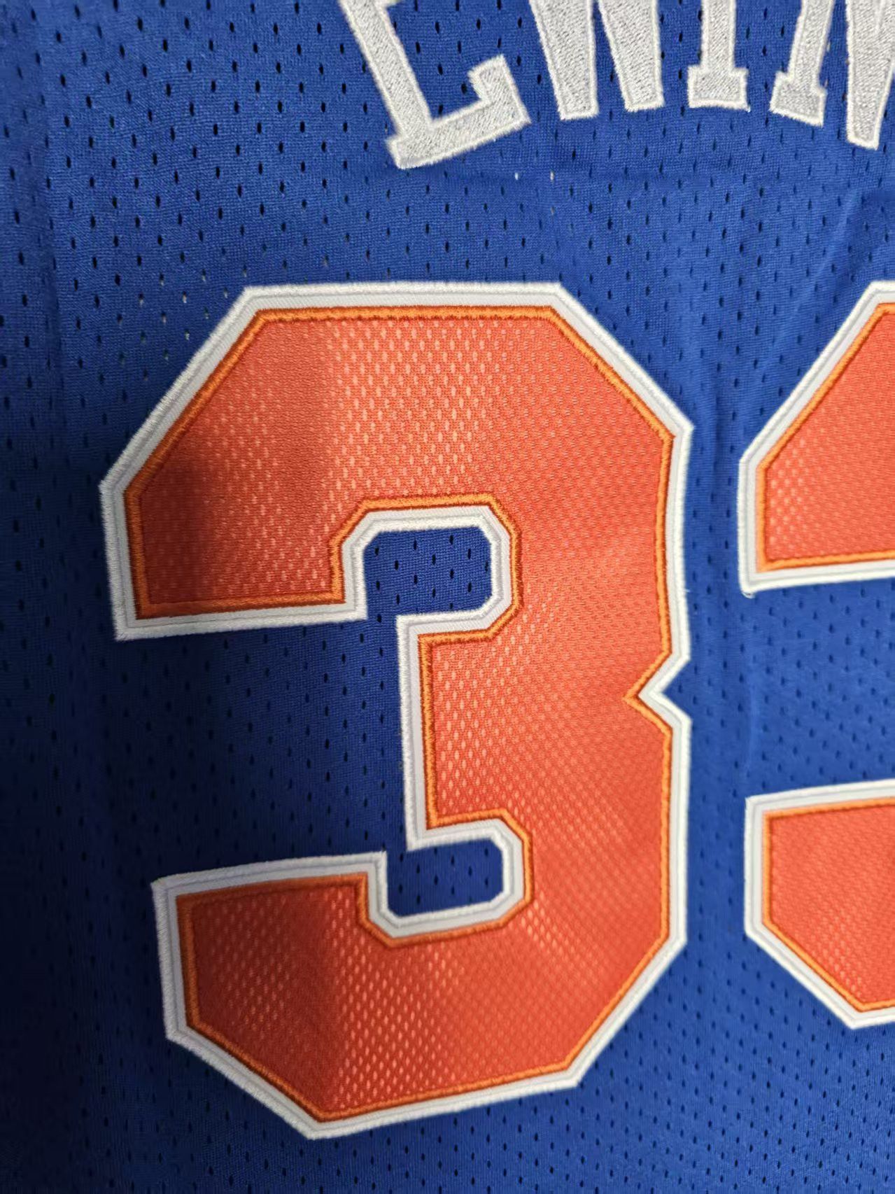 NBA New York Knicks #33 Patrick Ewing Jersey Double Stitched Size US M / EU 48-50 / 2 - 5 Thumbnail