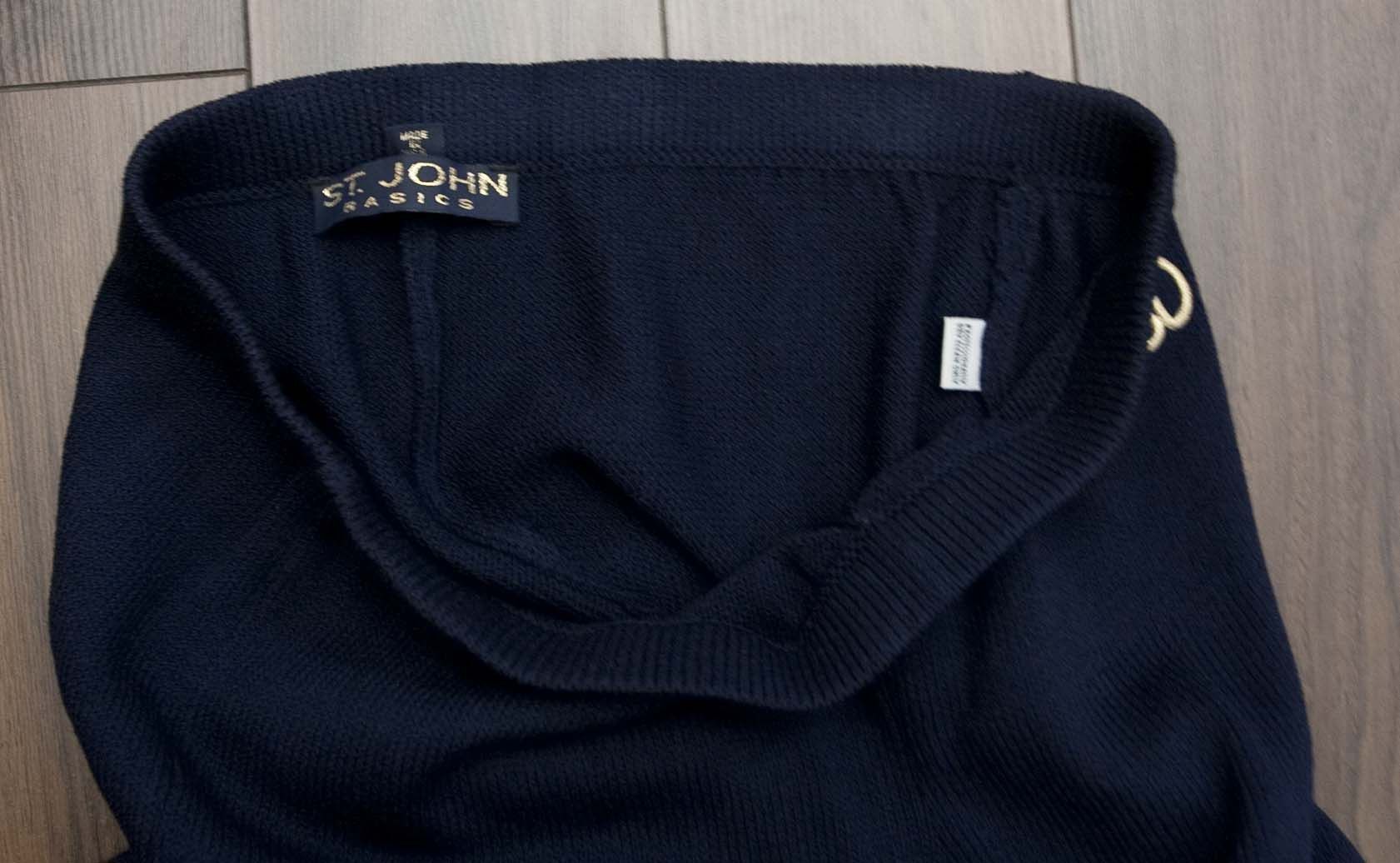 St. John St. John Basics Pants Santana Knit Women Size 4/ 31x24.5 Size 31" - 3 Thumbnail
