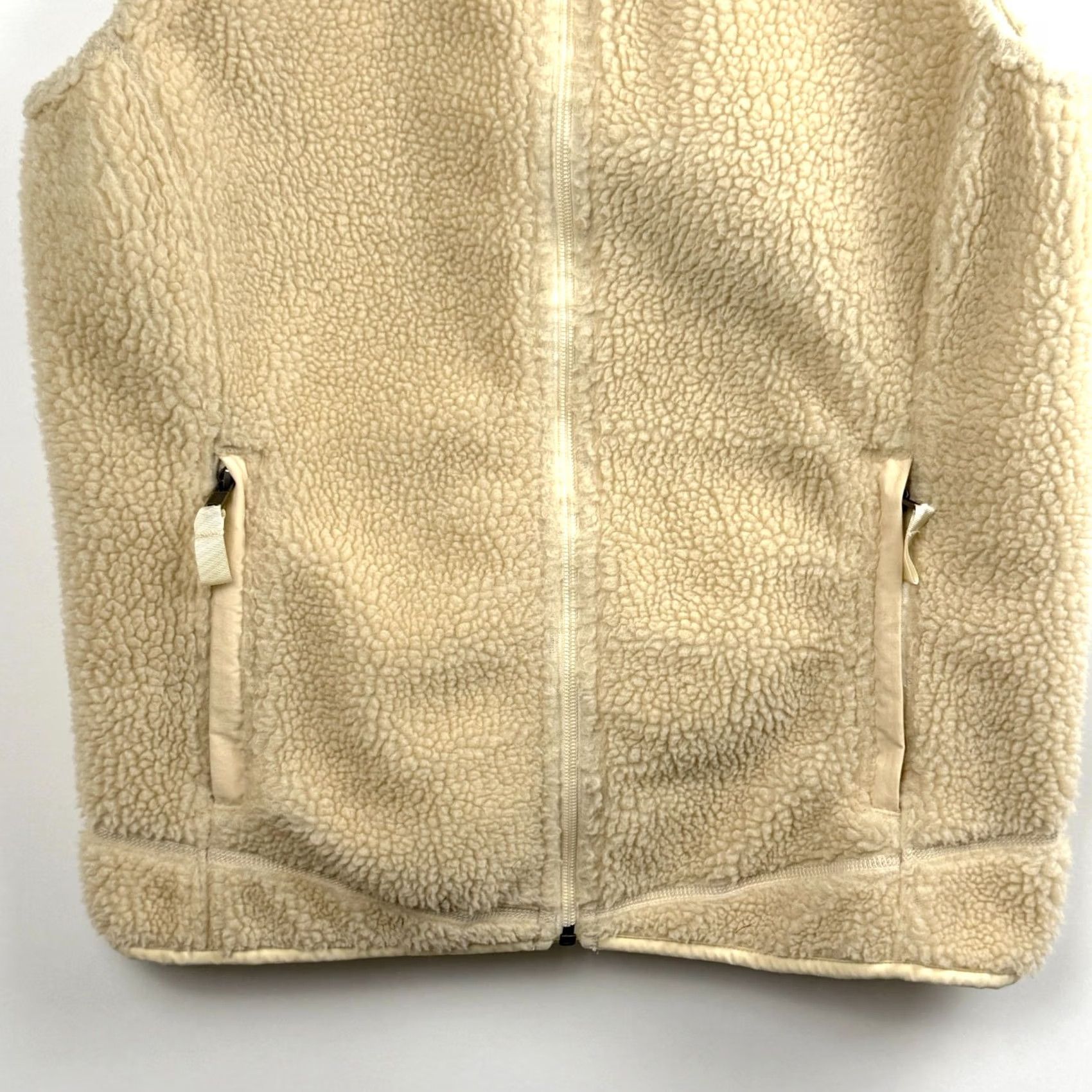 Patagonia Patagonia Vest Womens Large Classic Retro-X Sherpa Outdoor Fleece Cream Beige Full Zip Pockets Zipper Vintage No Size L / US 10 / IT 46 - 3 Thumbnail