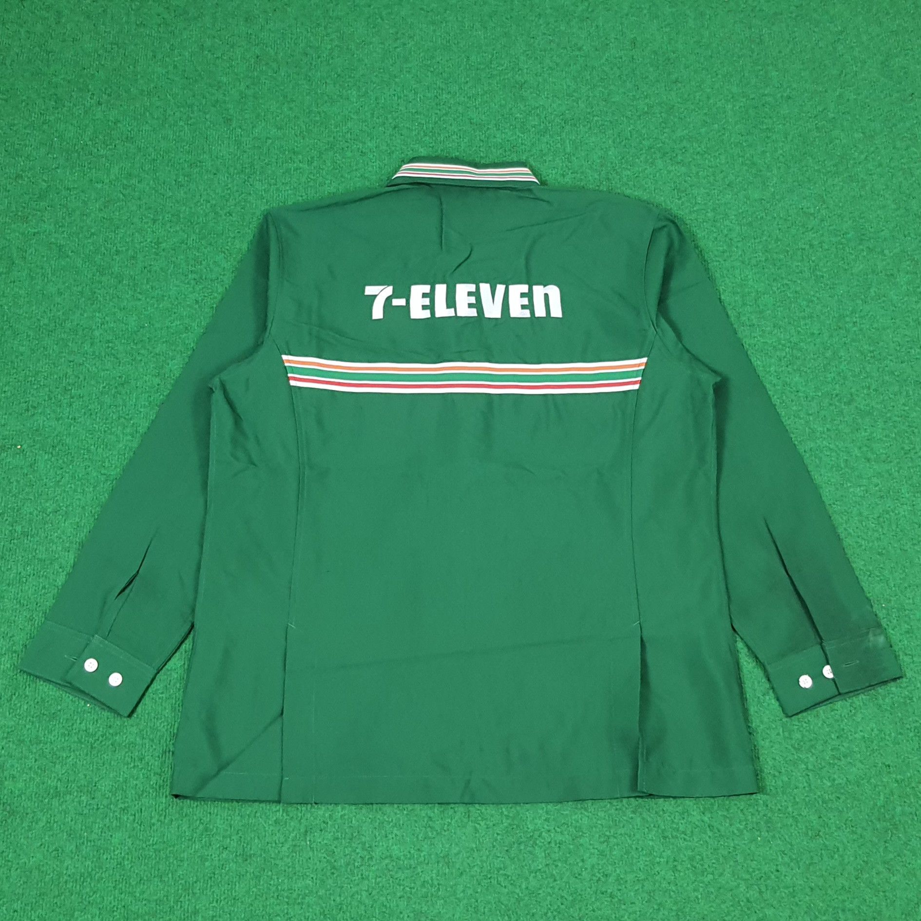 Japanese Brand × Vintage Vintage 7 Eleven Japan Edition Staff Uniform Jacket Size US M / EU 48-50 / 2 - 1 Thumbnail