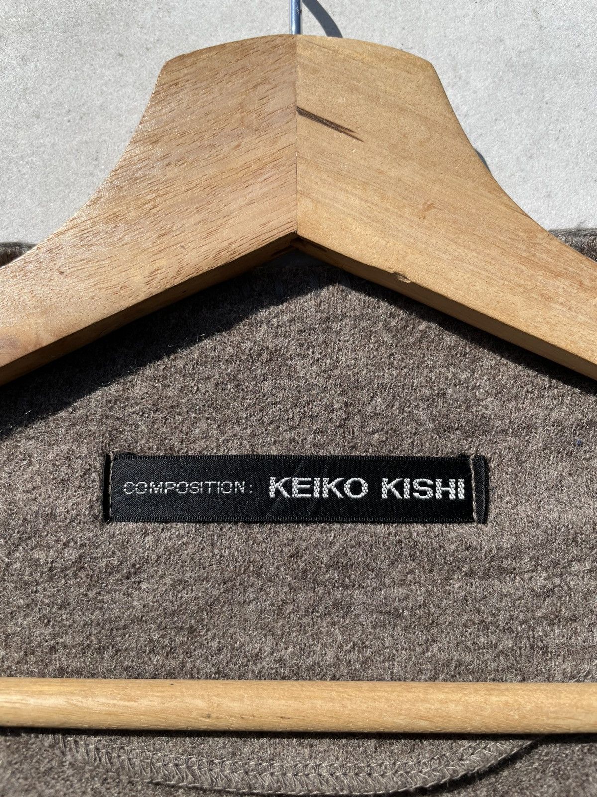 Japanese Brand RARE🔥 Keiko Kishi Wool Blend Jacket With Button Closure Size L / US 10 / IT 46 - 8 Thumbnail
