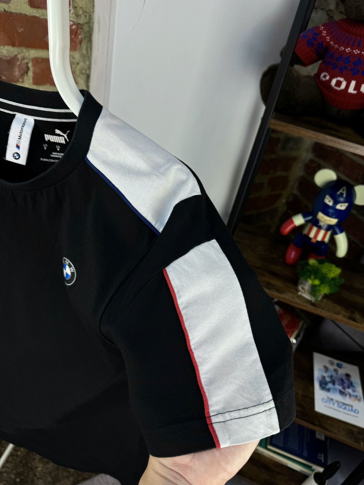 BMW × Puma PUMA BMW Motorsport Black Short Sleeve T-Shirt Size US S / EU 44-46 / 1 - 6 Thumbnail