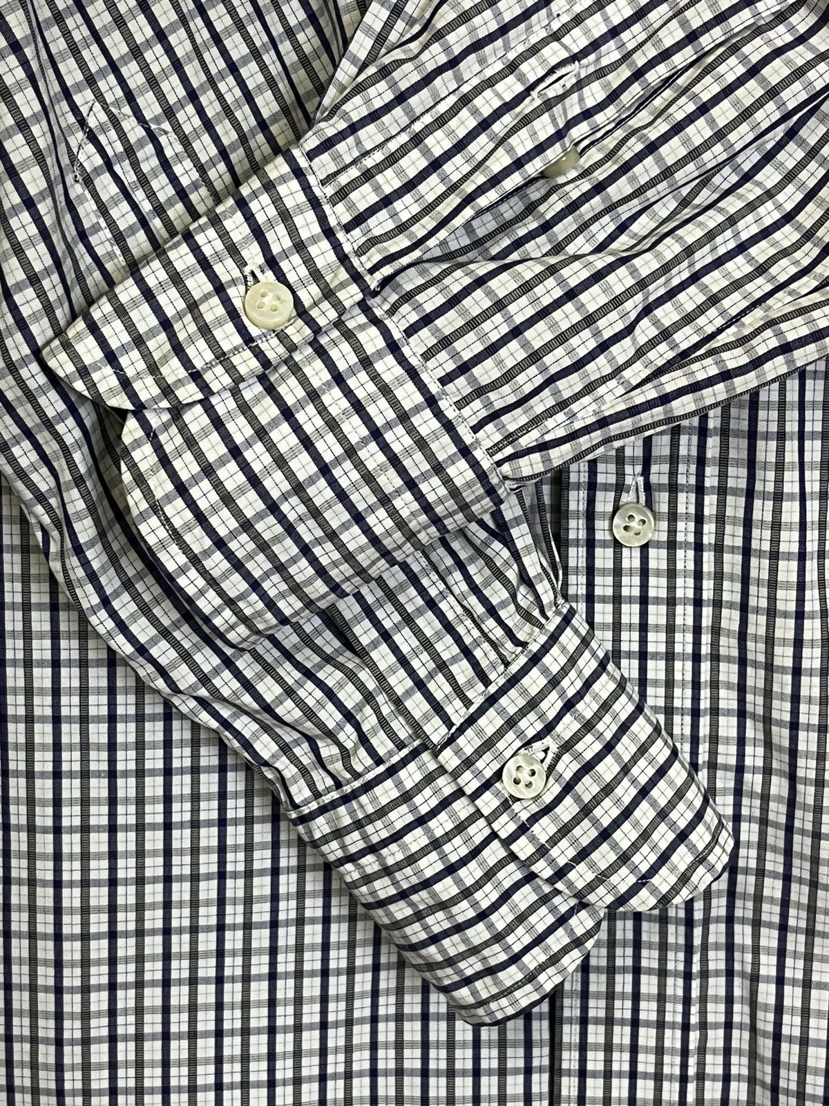 Luigi Borrelli NICE💥💥LUIGI BORRELLI CHECKERED BUTTON UPS SHIRT Size US M / EU 48-50 / 2 - 6 Thumbnail