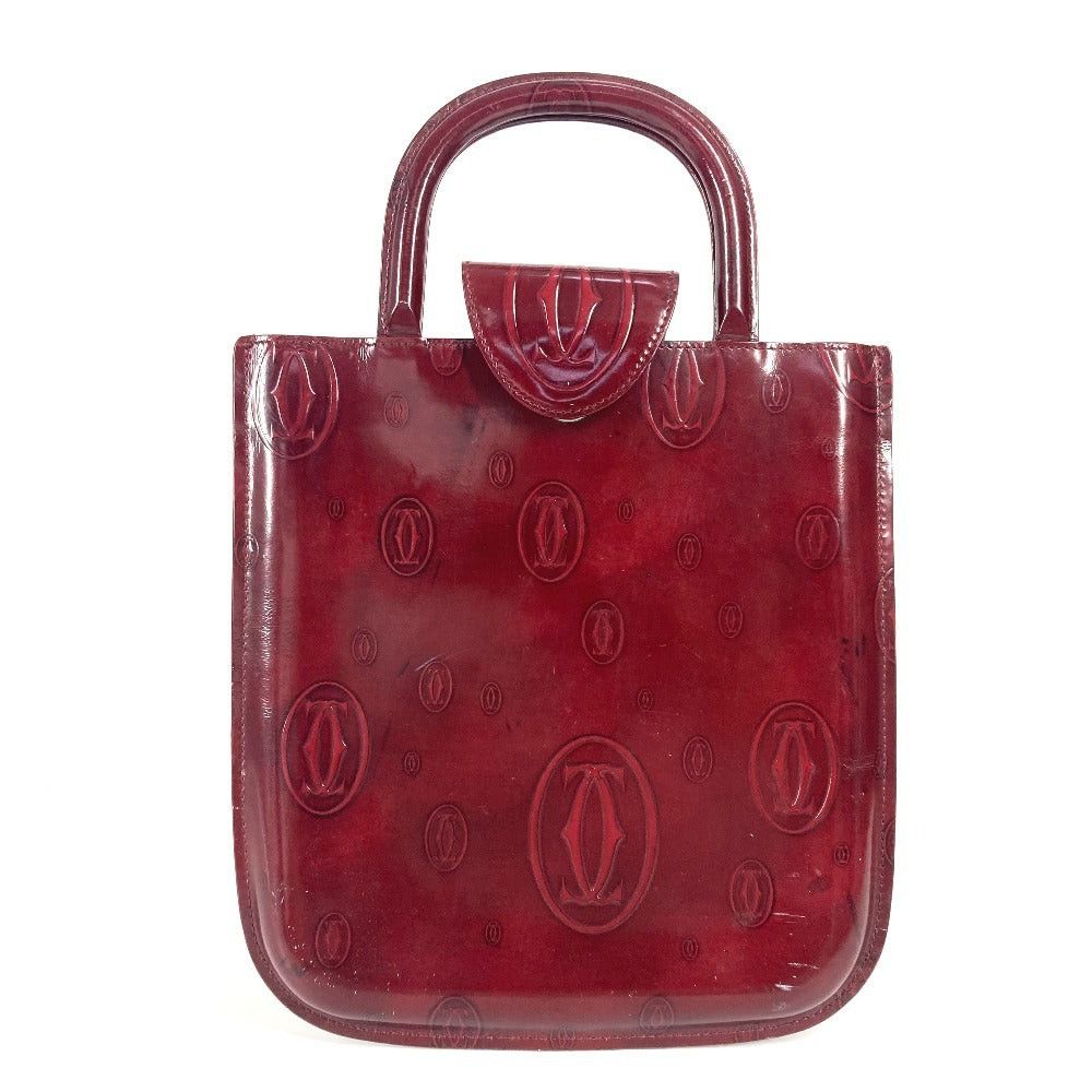 Cartier Cartier Happy Birthday Logo Briefcase Tote Bag Handbag Leather Women Red Size ONE SIZE - 1 Thumbnail