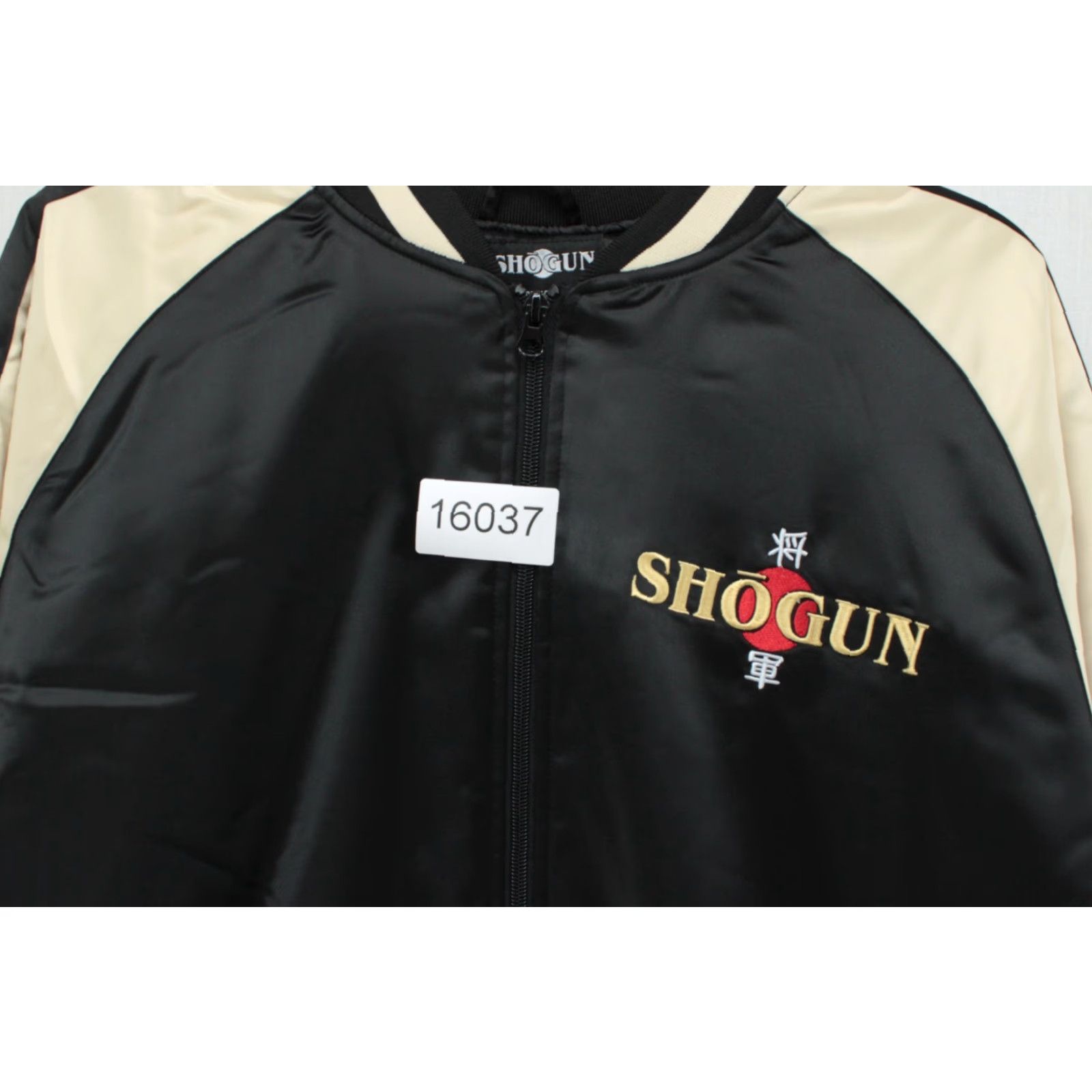 Vintage VINTAGE SHOGUN Bomber Jacket Men's 2XL Black Beige Embroidered Diamond quilted lining Size US XXL / EU 58 / 5 - 6 Thumbnail