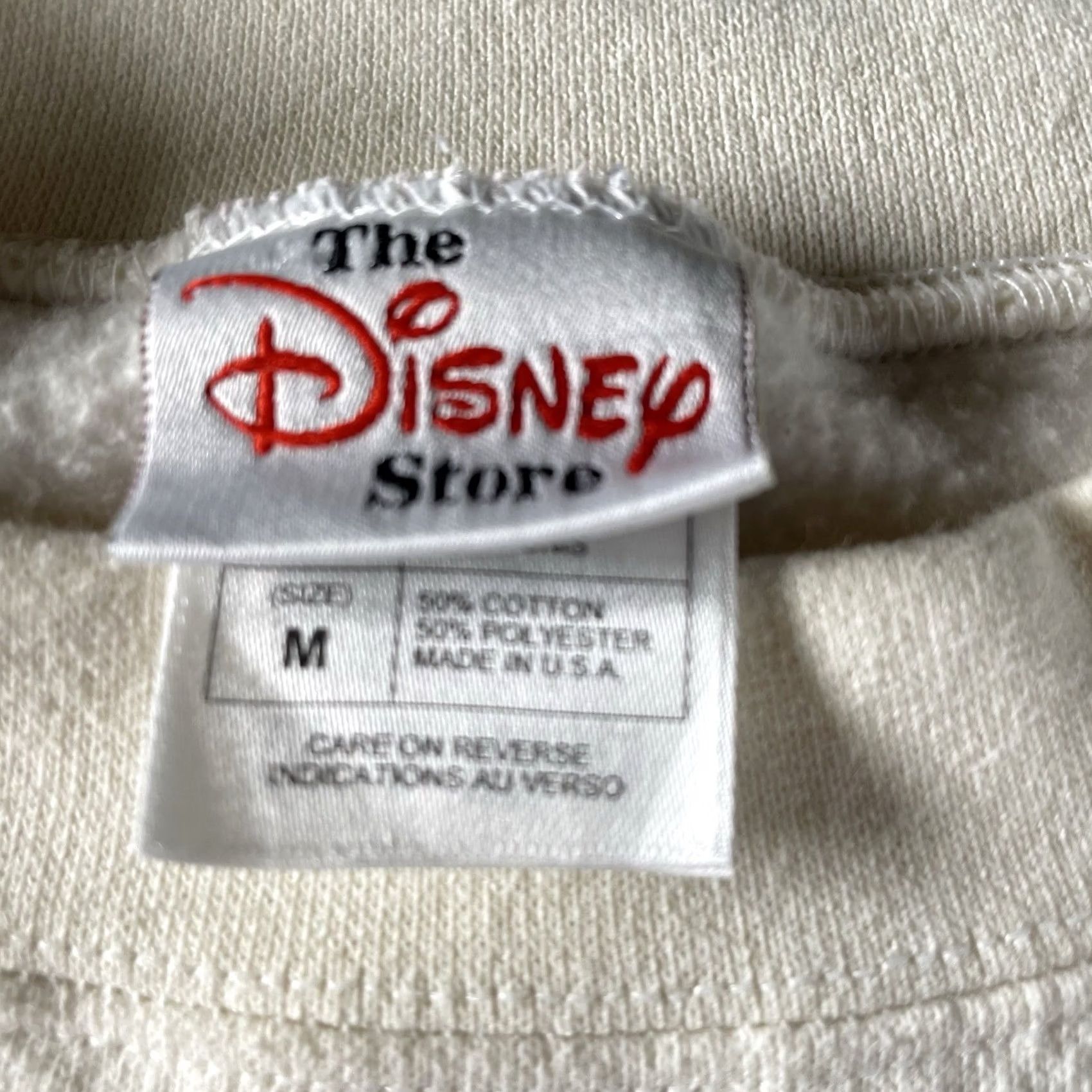 Disney VINTAGE Disney Sweatshirt Pullover Construction Crew Mickey Mouse Men’s Medium Beige Unisex Adults M Sweatshirt Mens Disney Pullover Crewneck Size US M / EU 48-50 / 2 - 6 Thumbnail