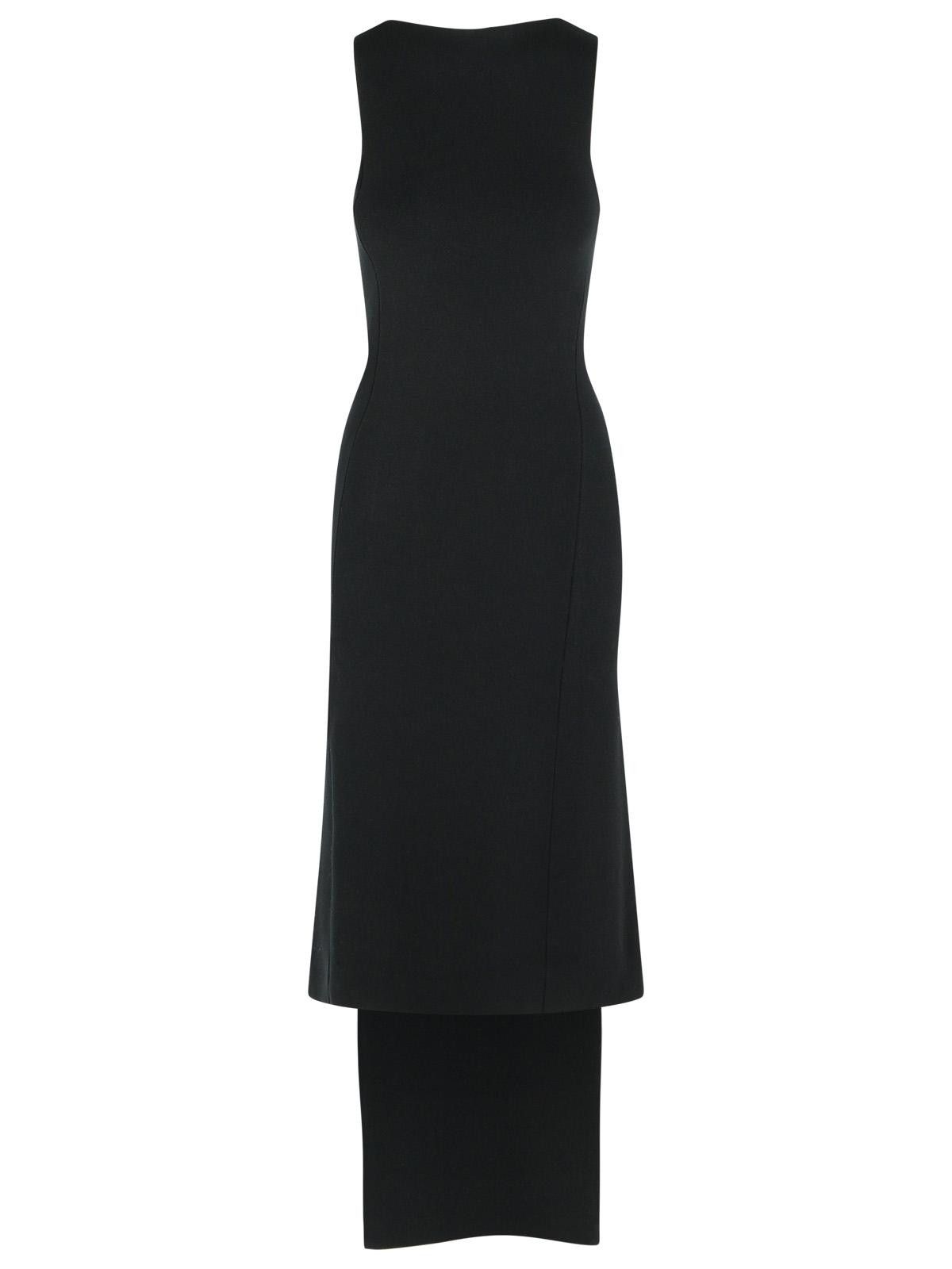 Courreges COURREGES 'Oblique' Dress In Black Viscose Blend Size M / US 6-8 / IT 42-44 - 1 Thumbnail