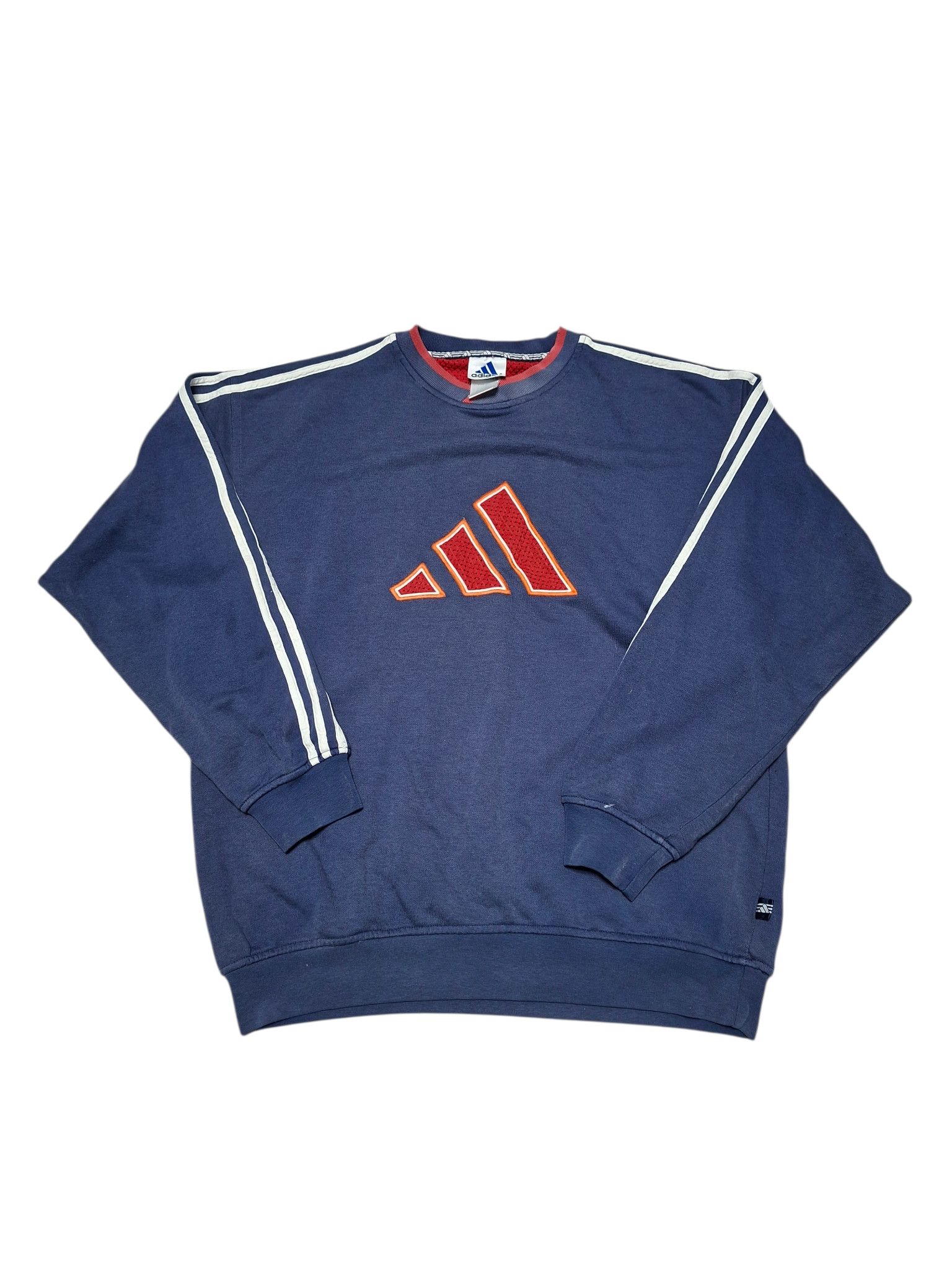 Adidas ADIDAS VINTAGE 90S BIG LOGO EMBROIDERED SWEATSHIRT Size US L / EU 52-54 / 3 - 1 Thumbnail