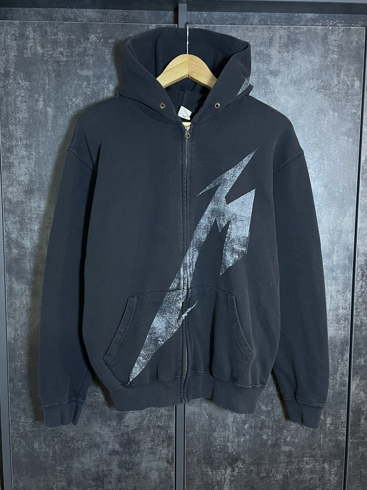 Band Tees Crazy Metallica Faded Black Zip Hoodie Big Logo Streetwear Size US M / EU 48-50 / 2 - 7 Thumbnail