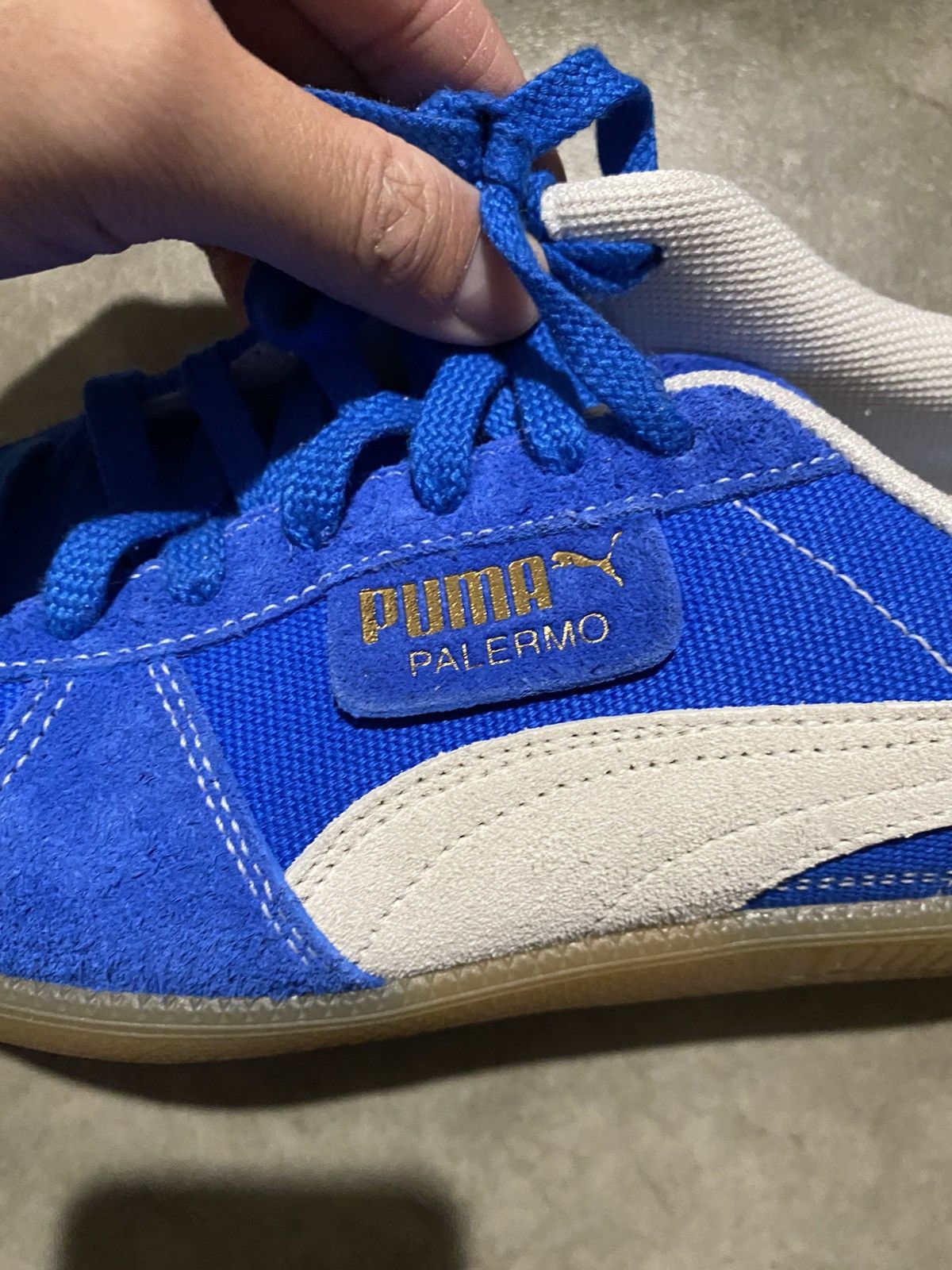 Puma Puma Palermo Hyperlink Blue Vintage Size US 10 / EU 43 - 4 Thumbnail
