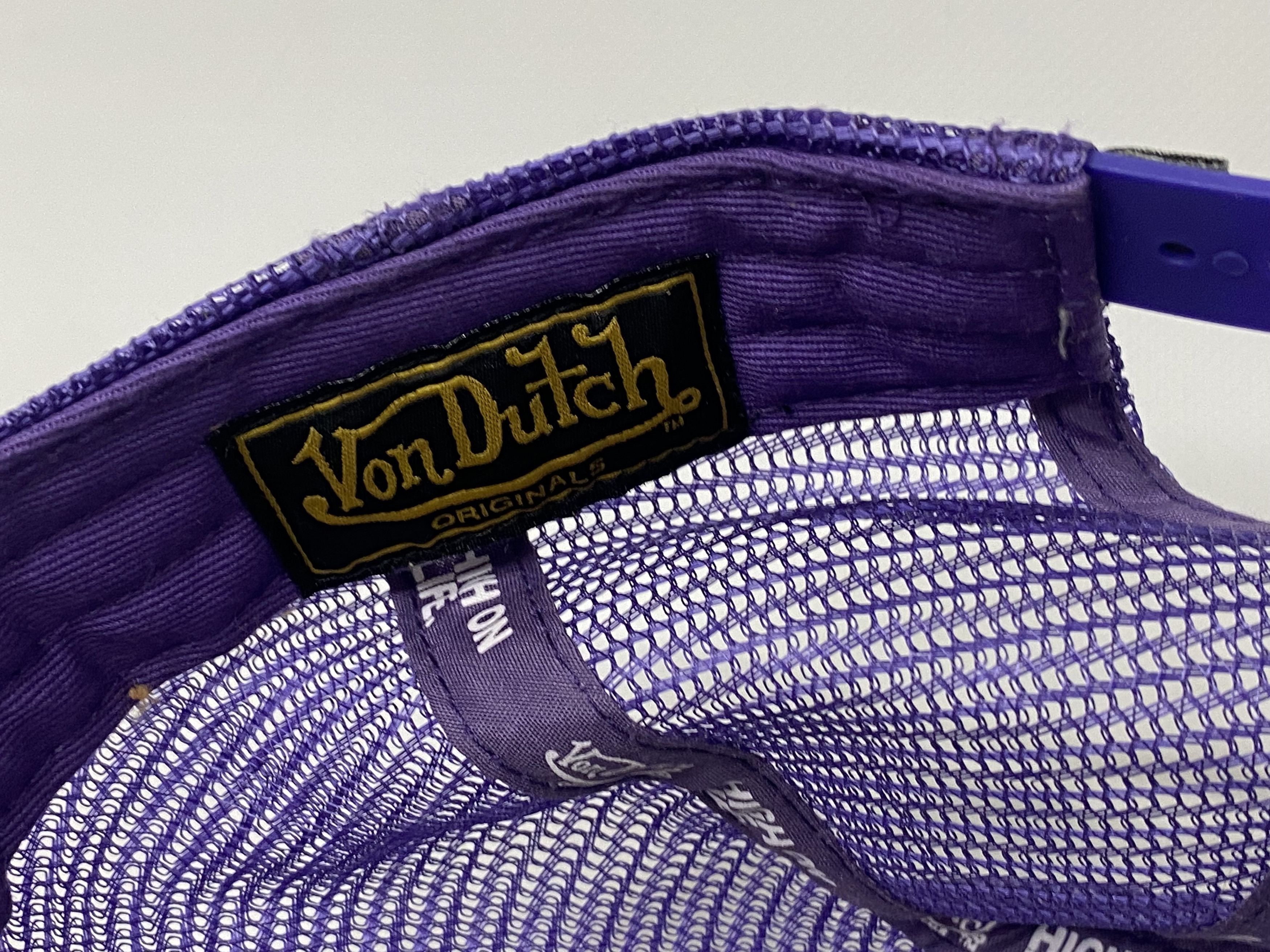 Von Dutch VON DUTCH HAT CAP SNAP BACK LOGO TRUCKER MESH BASEBALL Size ONE SIZE - 6 Thumbnail