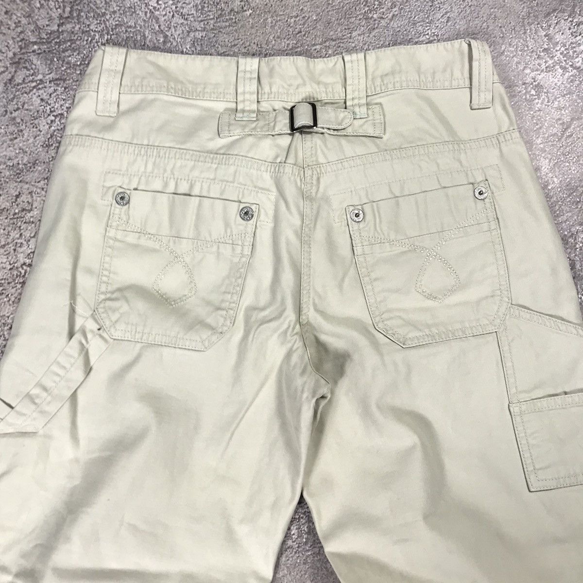 Vintage Vintage 90s Baggy Cargo Pants Flared Parachute Streetwear 30 Size 30" / US 8 / IT 44 - 6 Thumbnail