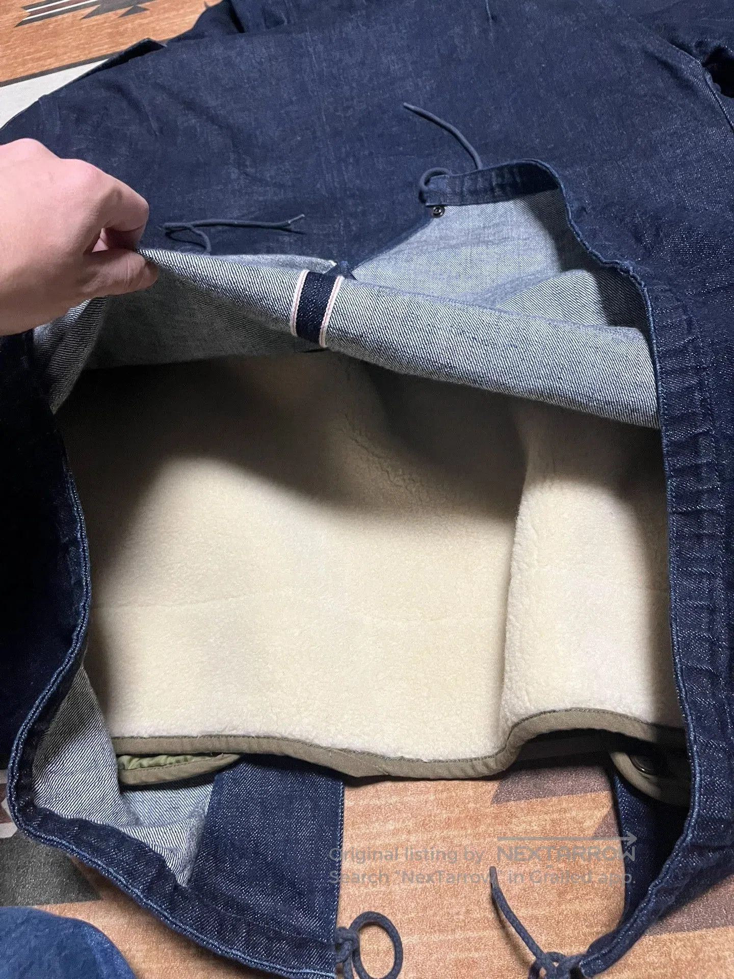 Gimo's GIZEMO M1951 Denim Parka Long Coat. Size US S / EU 44-46 / 1 - 7 Thumbnail