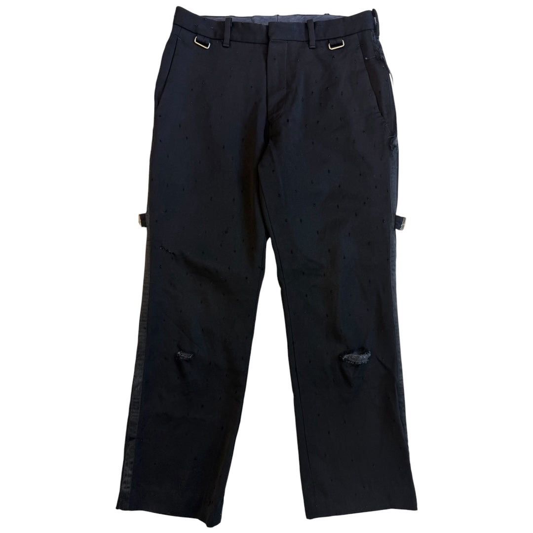 Number (N)ine Rare Number Nine Ripped Music Note Jeans | Grailed