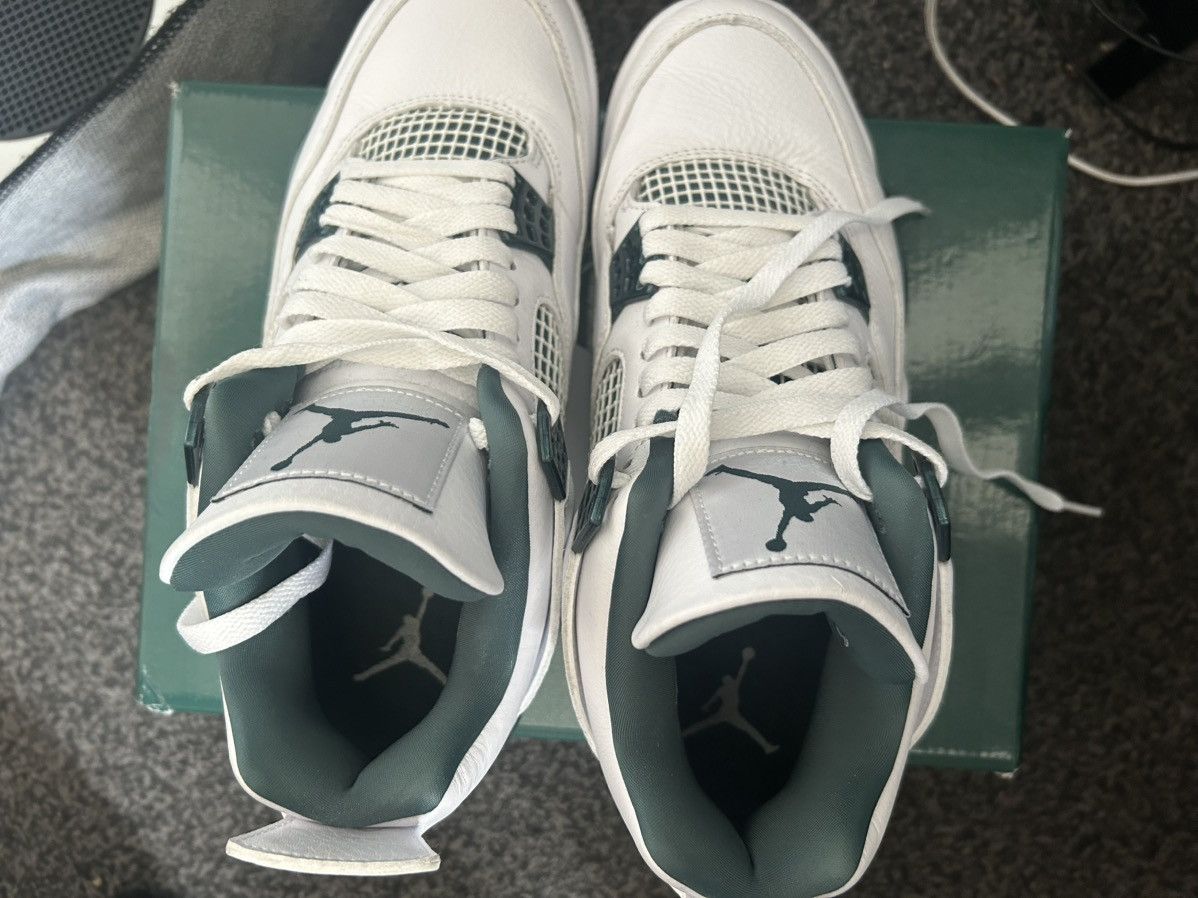 Jordan Brand Jordan 4 white/oxidised green Size US 9 / EU 42 - 6 Thumbnail
