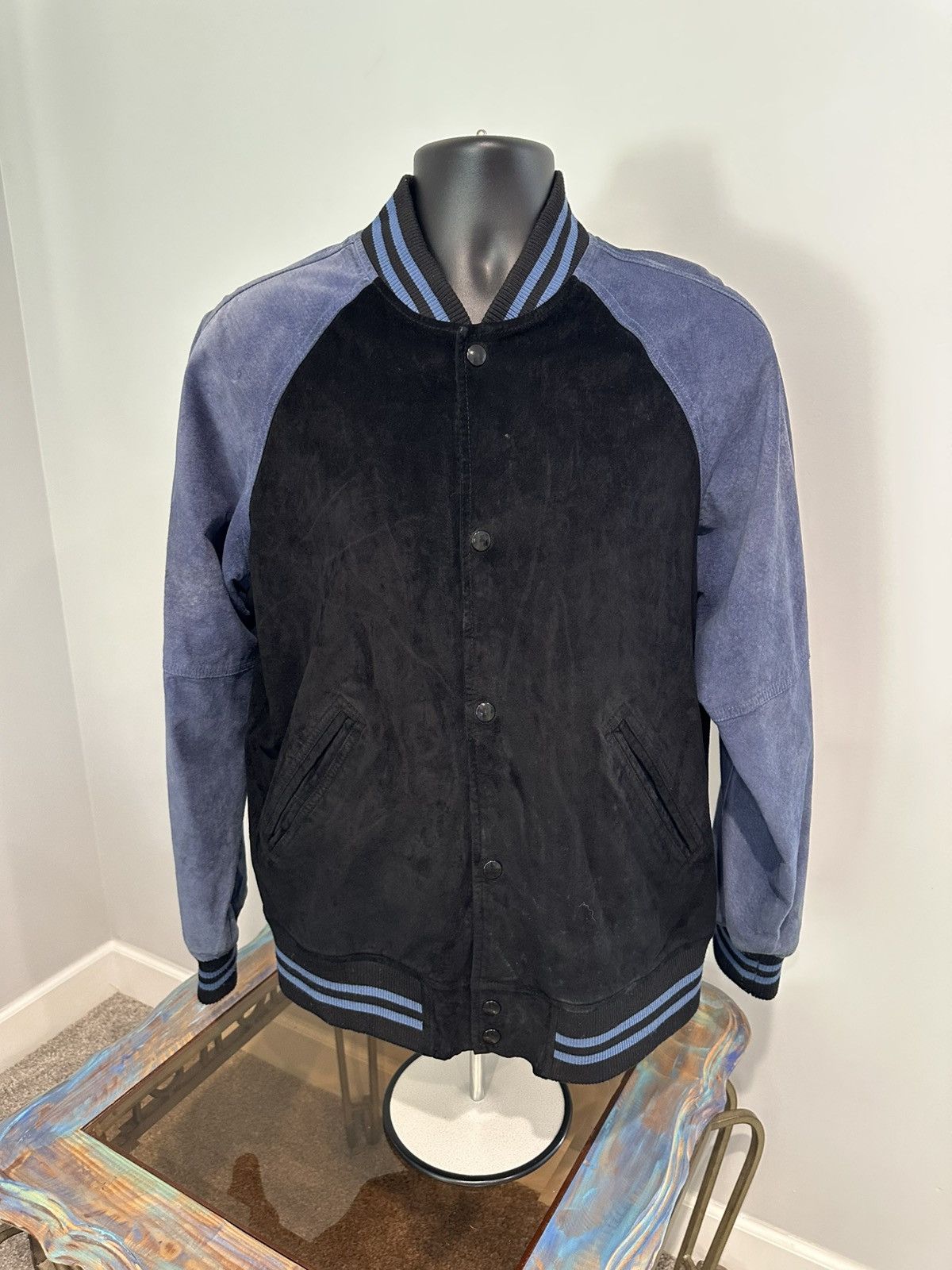 Supreme Supreme Suede Varsity Jacket Size US L / EU 52-54 / 3 - 2 Thumbnail