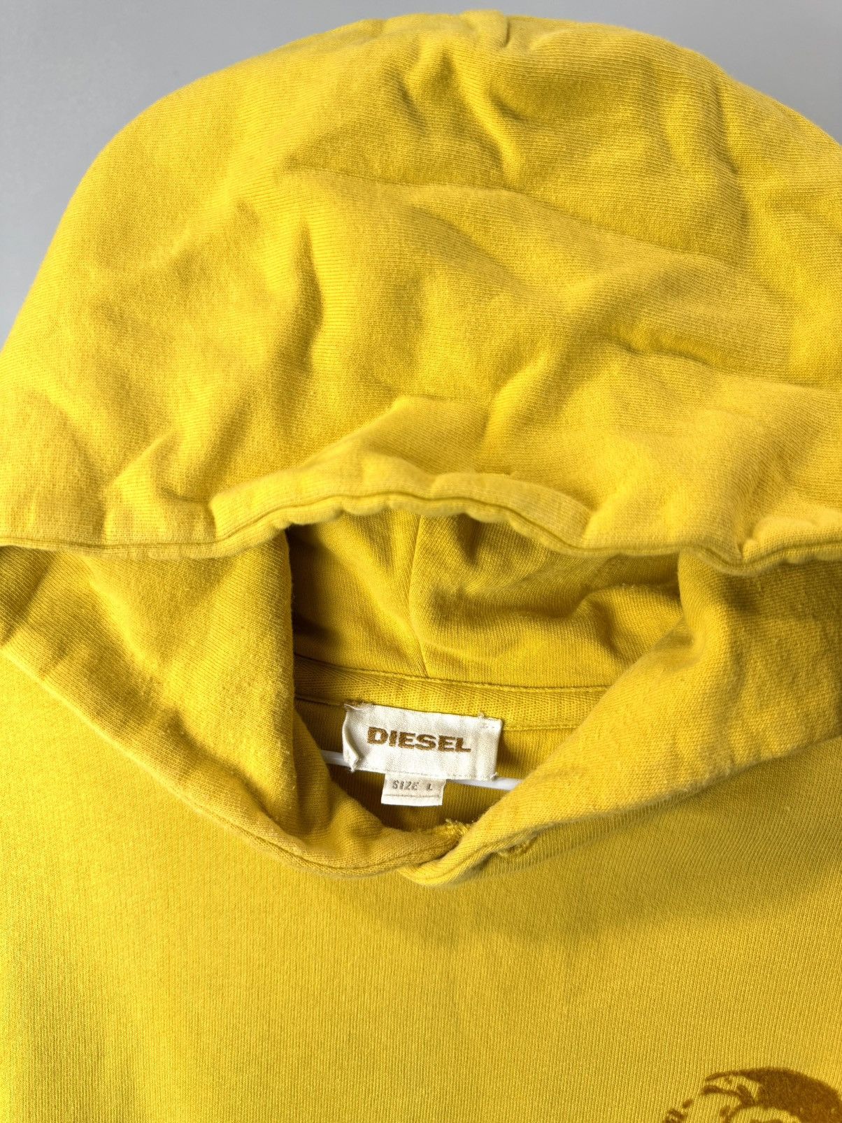 Diesel Diesel Vintage Hoodie Acid Yellow Hype Size US L / EU 52-54 / 3 - 6 Thumbnail