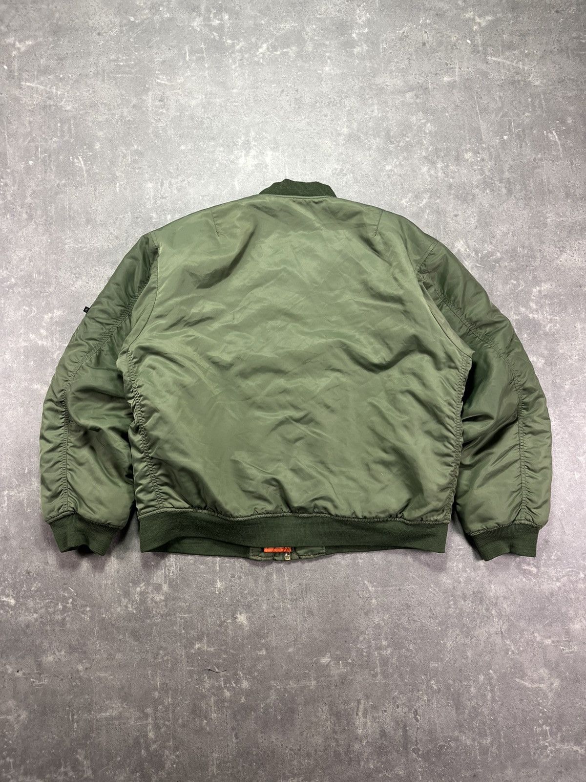Fostex Garments Fostex Garments MA-1 Green Baggy Boxy Bomber Jacket XL XXL Size US XL / EU 56 / 4 - 2 Thumbnail