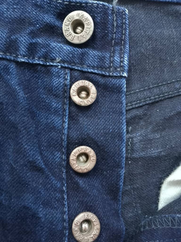 Kapital VINTAGE KAPITAL DENIM 2 TONE COLOUR BLACK & BLUE Size US 32 / EU 48 - 9 Thumbnail