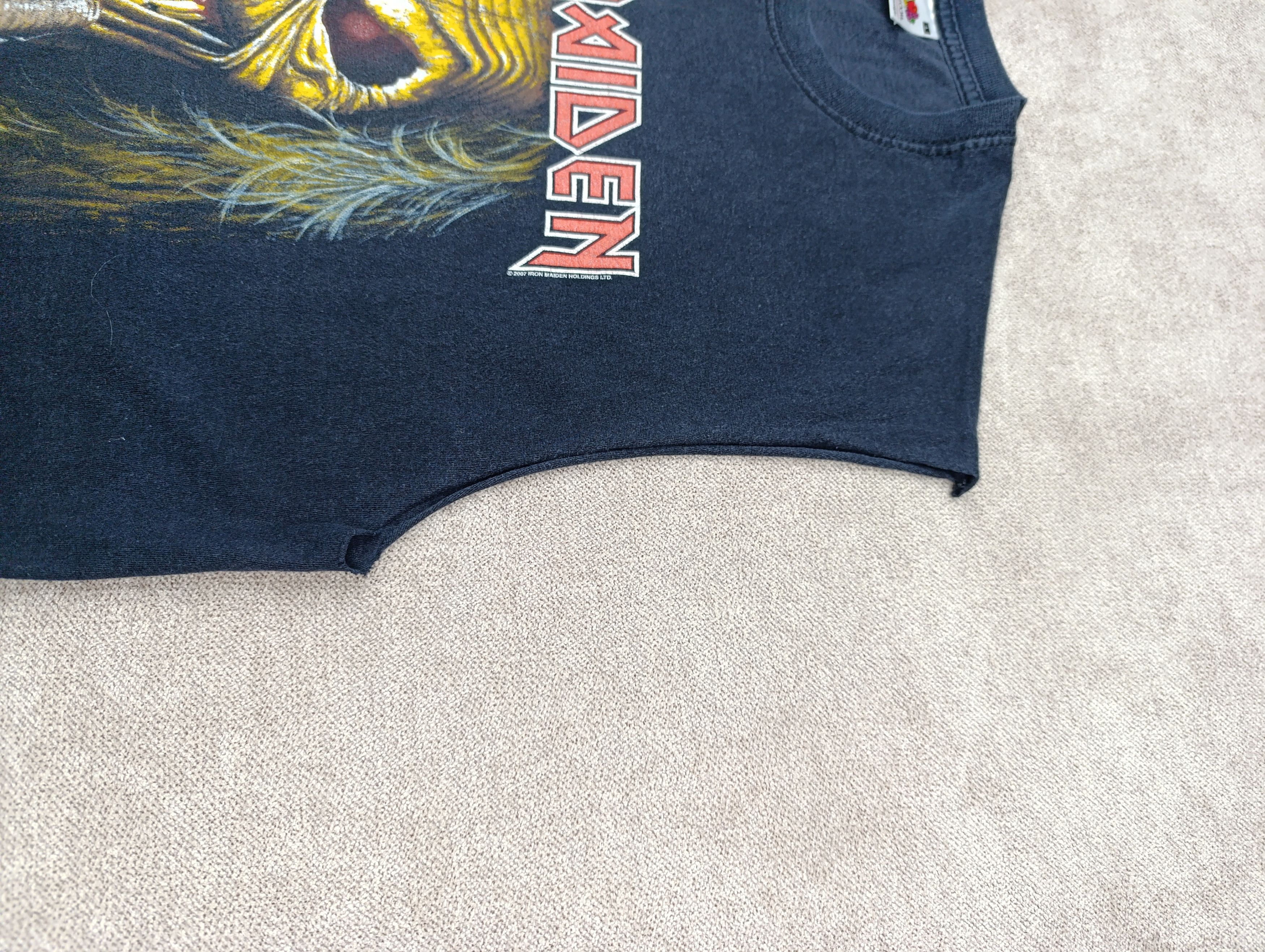 Iron Maiden 2007 VINTAGE IRON MAIDEN EDDIE CANDLE FINGER TEE SHIRT Size US L / EU 52-54 / 3 - 8 Thumbnail