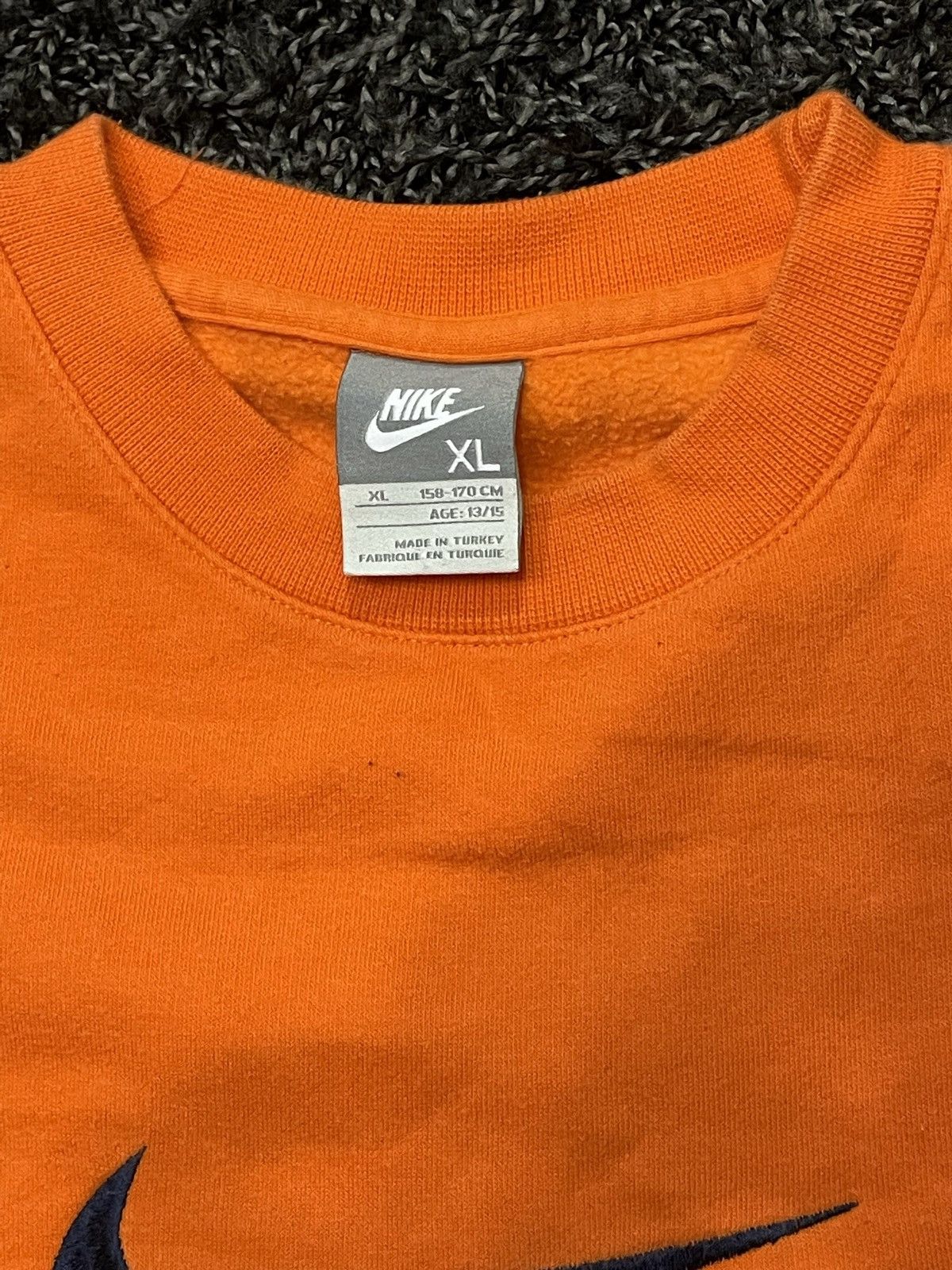Vintage 🔥Vintage 90s Nike Big Logo Embroidered Sweatshirt Jumper Y2K Size US M / EU 48-50 / 2 - 2 Thumbnail