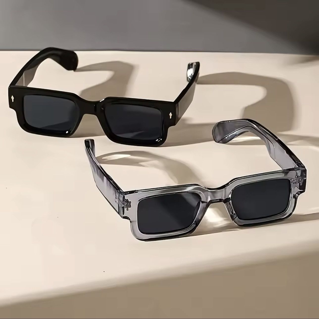 Other 1PC Unisex Retro Square Sunglasses Size ONE SIZE - 1 Thumbnail