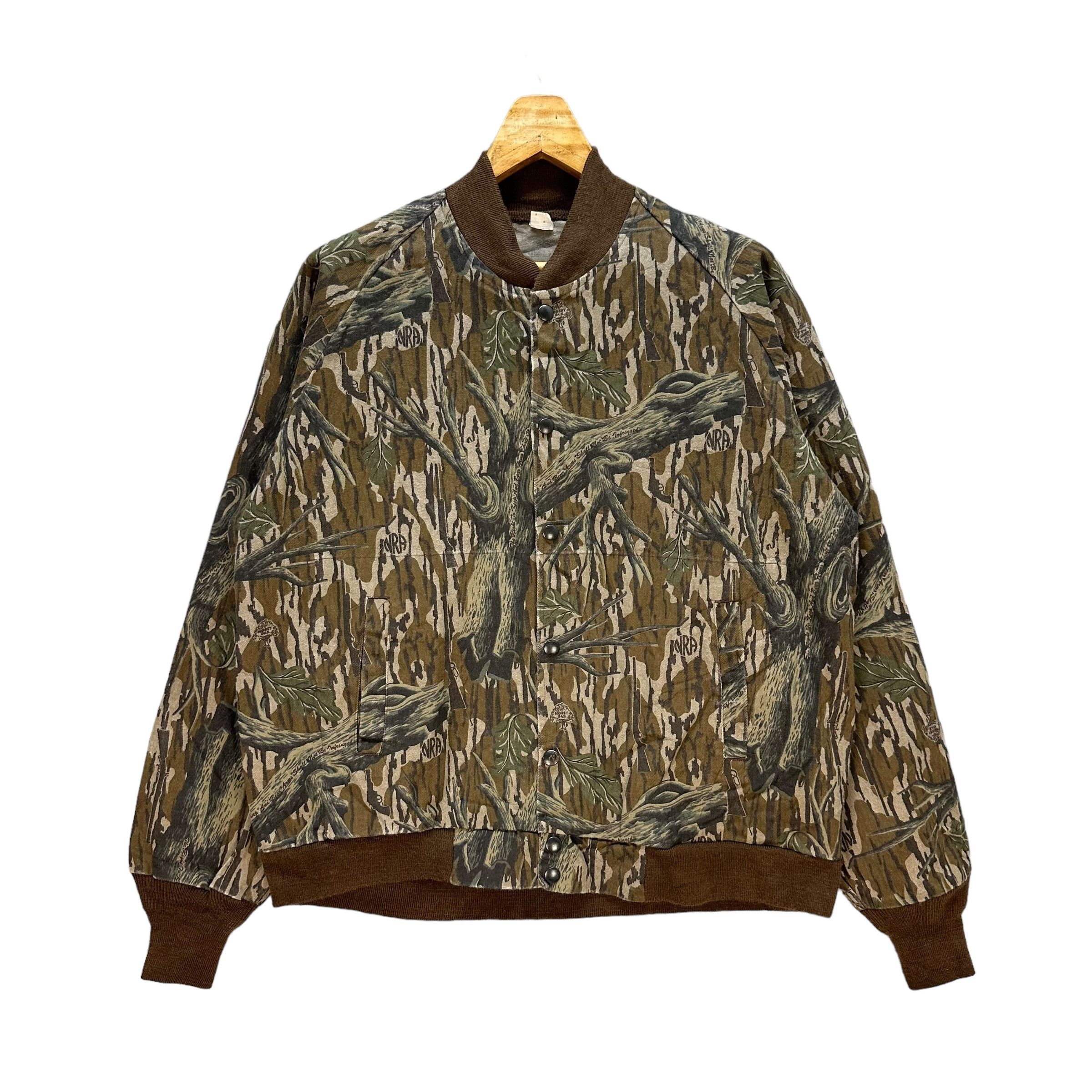 Mossy Oaks 70’s MOSSY OAK Realtree Hunting Bomber Jacket #A46-1080 Size US M / EU 48-50 / 2 - 1 Thumbnail