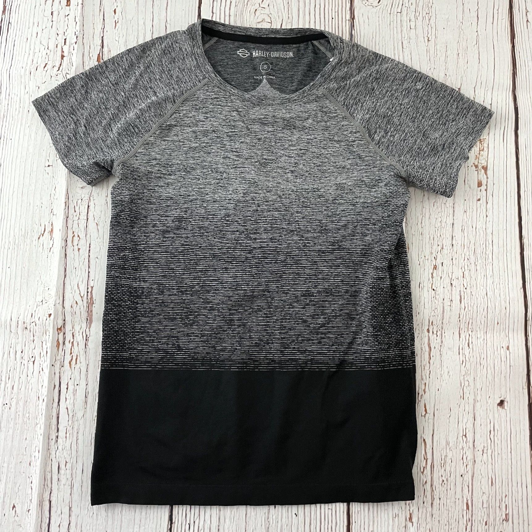 Harley Davidson Harley-Davidson T-Shirt Women Short Sleeve Black Small Cotton Stretchy Top Size S / US 4 / IT 40 - 2 Thumbnail