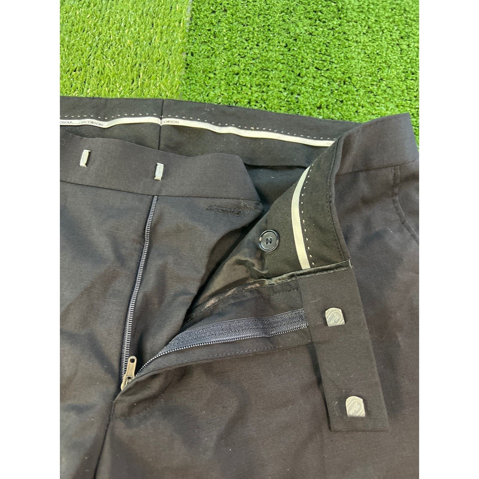 Oscar Jacobson Oscar Jacobson Dress Pants Classic Mens Size 34 Size US 34 / EU 50 - 3 Thumbnail