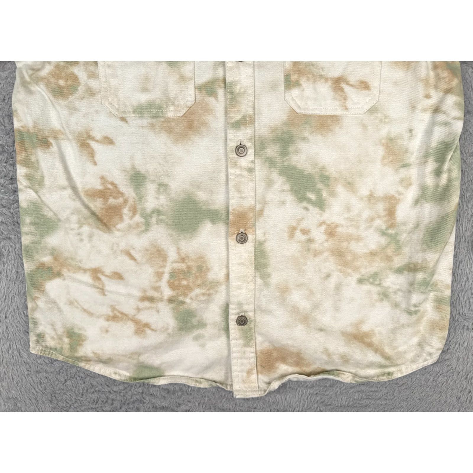 Vintage VINTAGE AriZona Denim Jacket Shirt Girls 2XL Green Long Sleeve 80s 90s Embroidered Pockets Button Up Womens Size 40" / US 18 - 5 Thumbnail