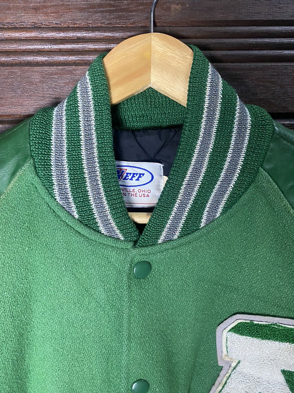 NEFF Vintage Varsity Wool + Real Leather Jackets Size US M / EU 48-50 / 2 - 9 Thumbnail