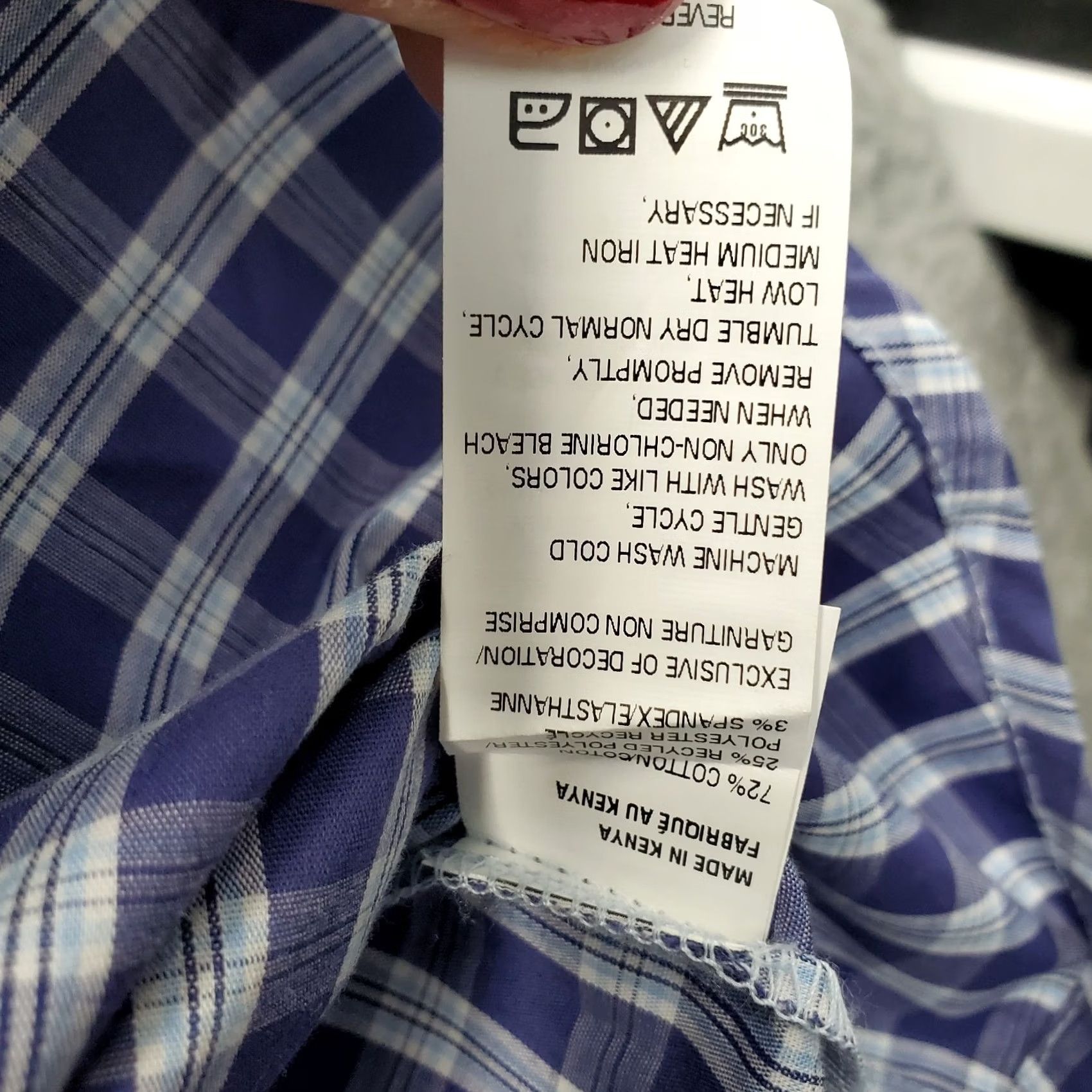 Izod IZOD Mens 4XB Multi Plaid Performance All-Over Stretch Comfort Button Down Shirt Mens Size 4XB Big & Tall Plaid Cotton Casual Outdoor Womens? Size US XXL / EU 58 / 5 - 6 Thumbnail
