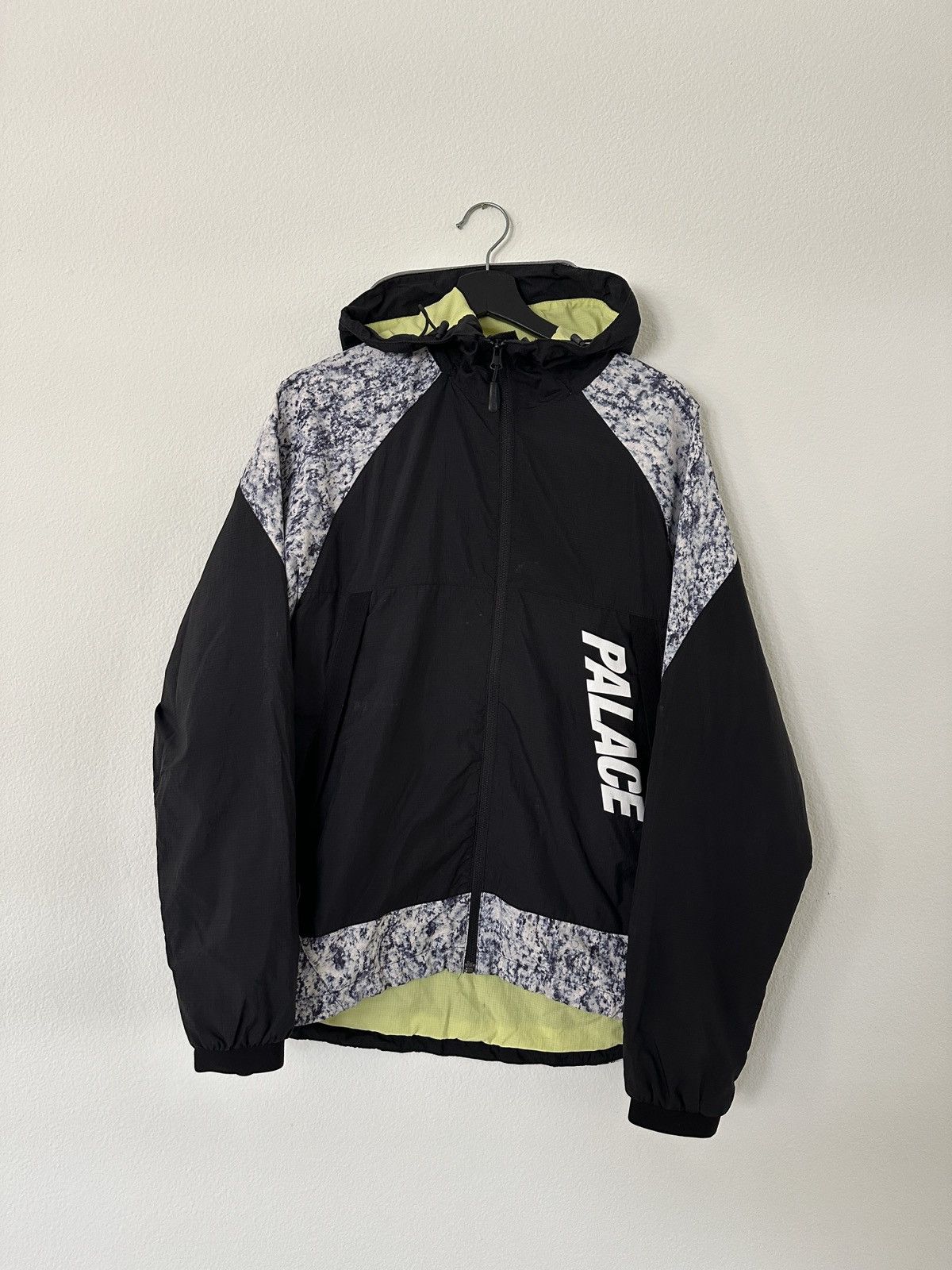 Palace P-LITE RUN IT JACKET BLACK | Grailed