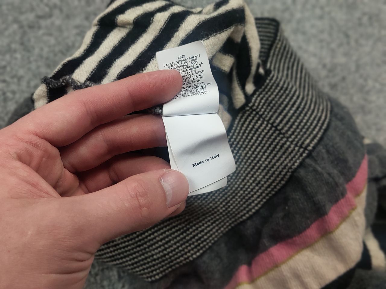 Moschino Moschino cheap & chic Wool Blend Button Striped Cardigan Size L / US 10 / IT 46 - 15 Thumbnail